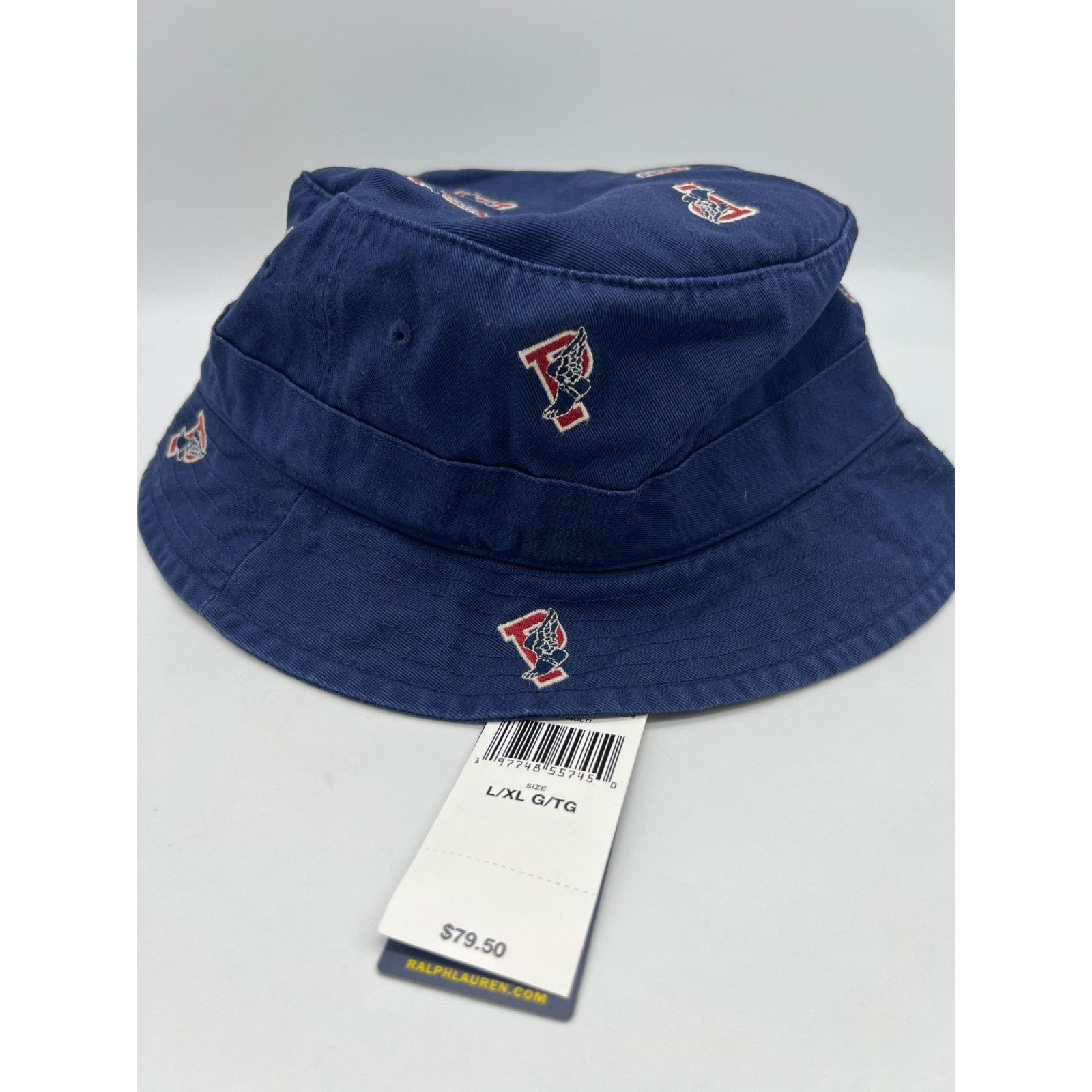 Polo Ralph Lauren Stadium P-Wing Indigo 1992 Boonie Bucket Hat