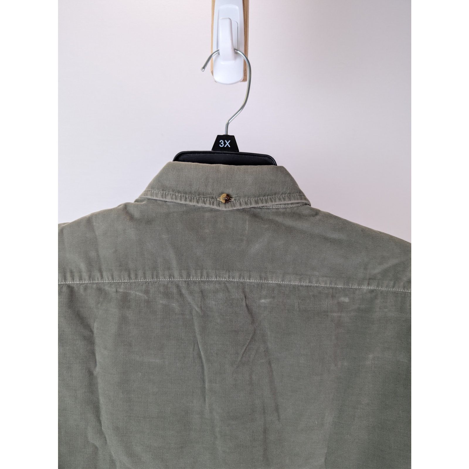 Brunello Cucinelli o1rshd1 CC20 Leisure Fit Button up Shirt in Olive Size US M / EU 48-50 / 2 - 14 Thumbnail
