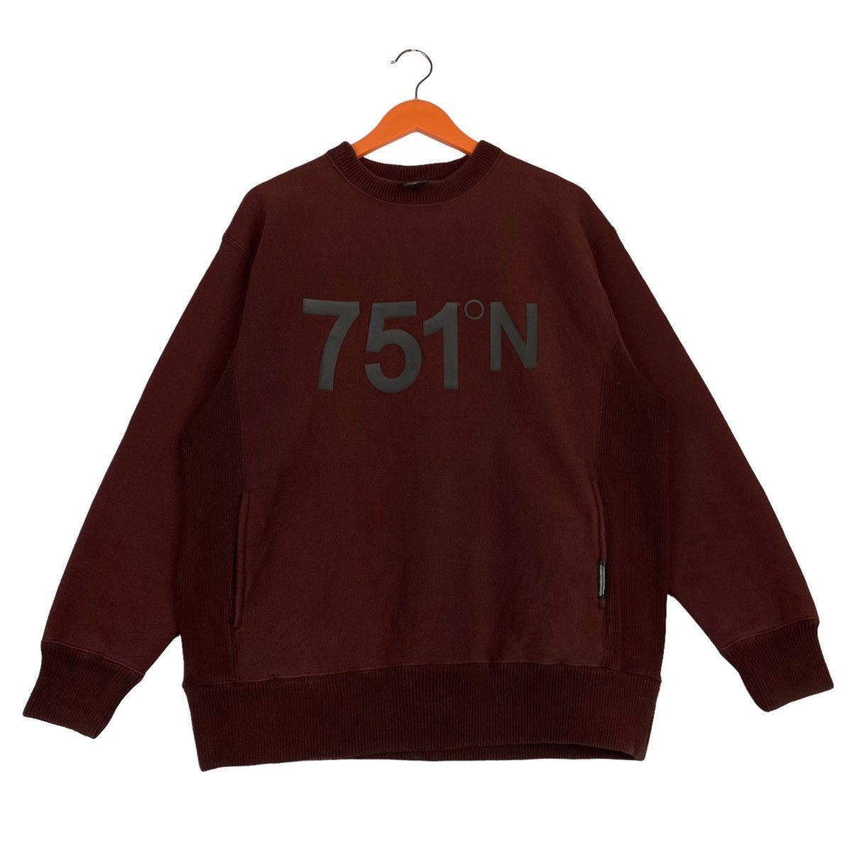 Japanese Brand × Vintage Vintage Craftworks Design Gimak Crewneck Sweatshirt Dark Red Size US XL / EU 56 / 4 - 1 Thumbnail