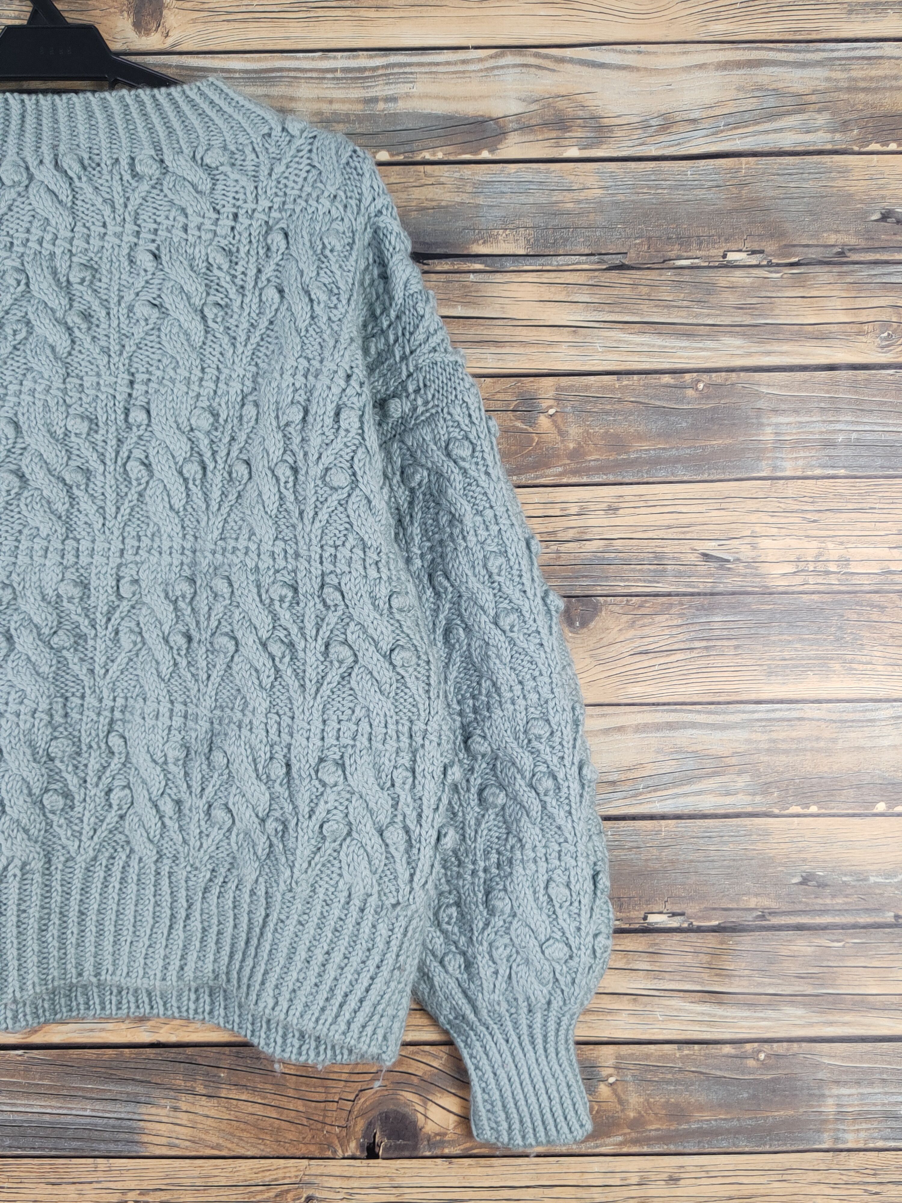 Homespun Knitwear × Japanese Brand × Vintage Japanese Brand Green Knitwear Sweatshirts #W1667 Size M / US 6-8 / IT 42-44 - 5 Thumbnail