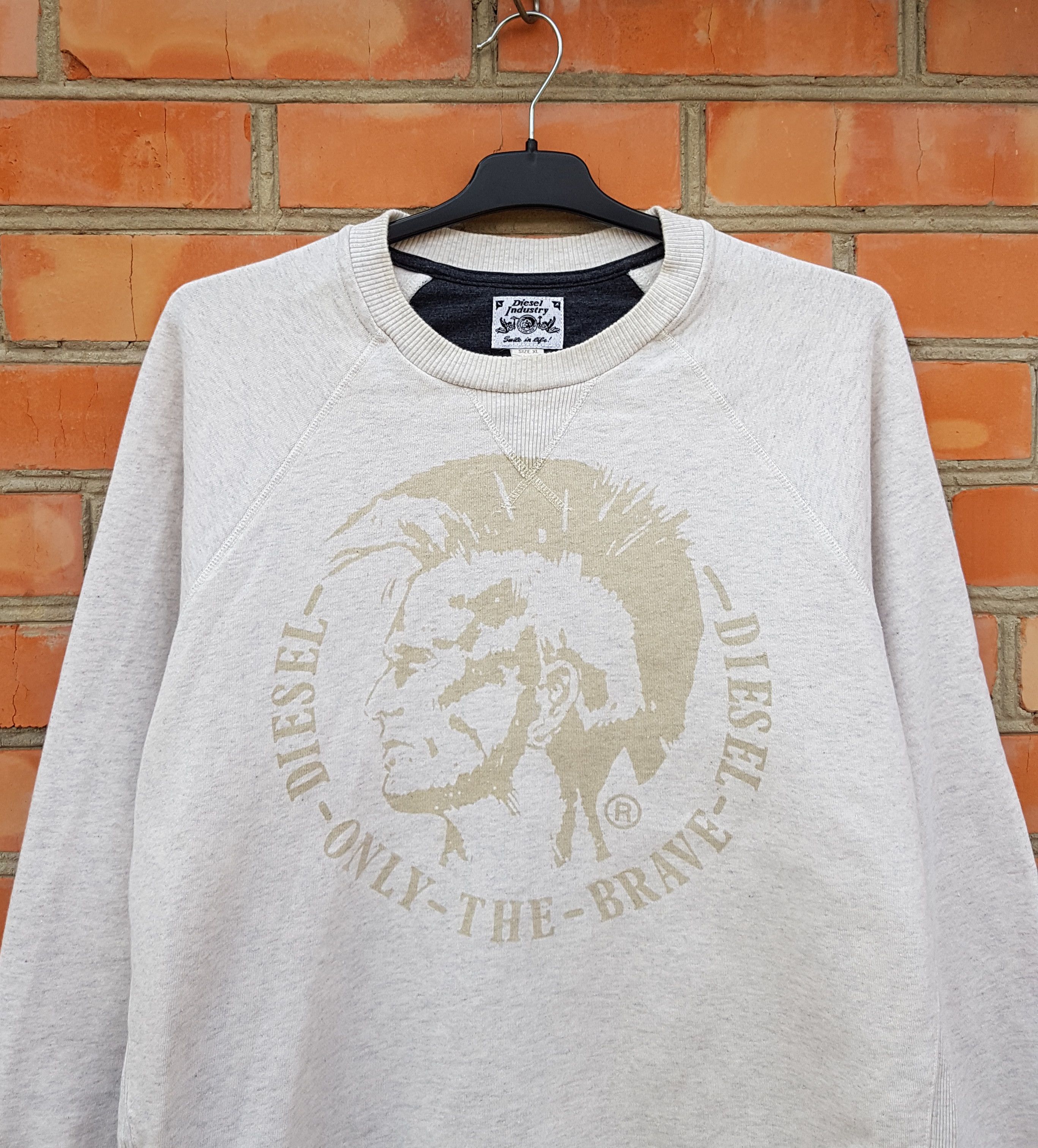 Diesel Vintage Diesel Only The Brave Sweatshirt Pullover sz XL Size US XL / EU 56 / 4 - 2 Thumbnail