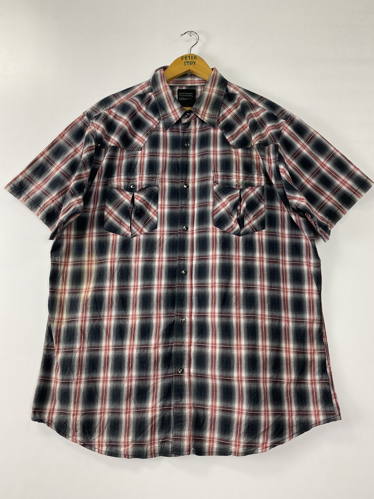Vintage Splendid Satisfaction Flannel Button up Size US XL / EU 56 / 4 - 2 Thumbnail