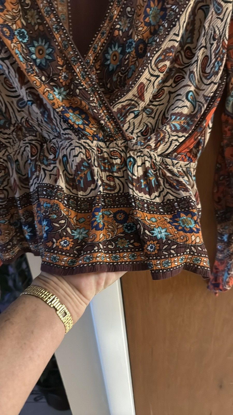 Free People Free People Peplum Wrap top! Size M / US 6-8 / IT 42-44 - 7 Thumbnail