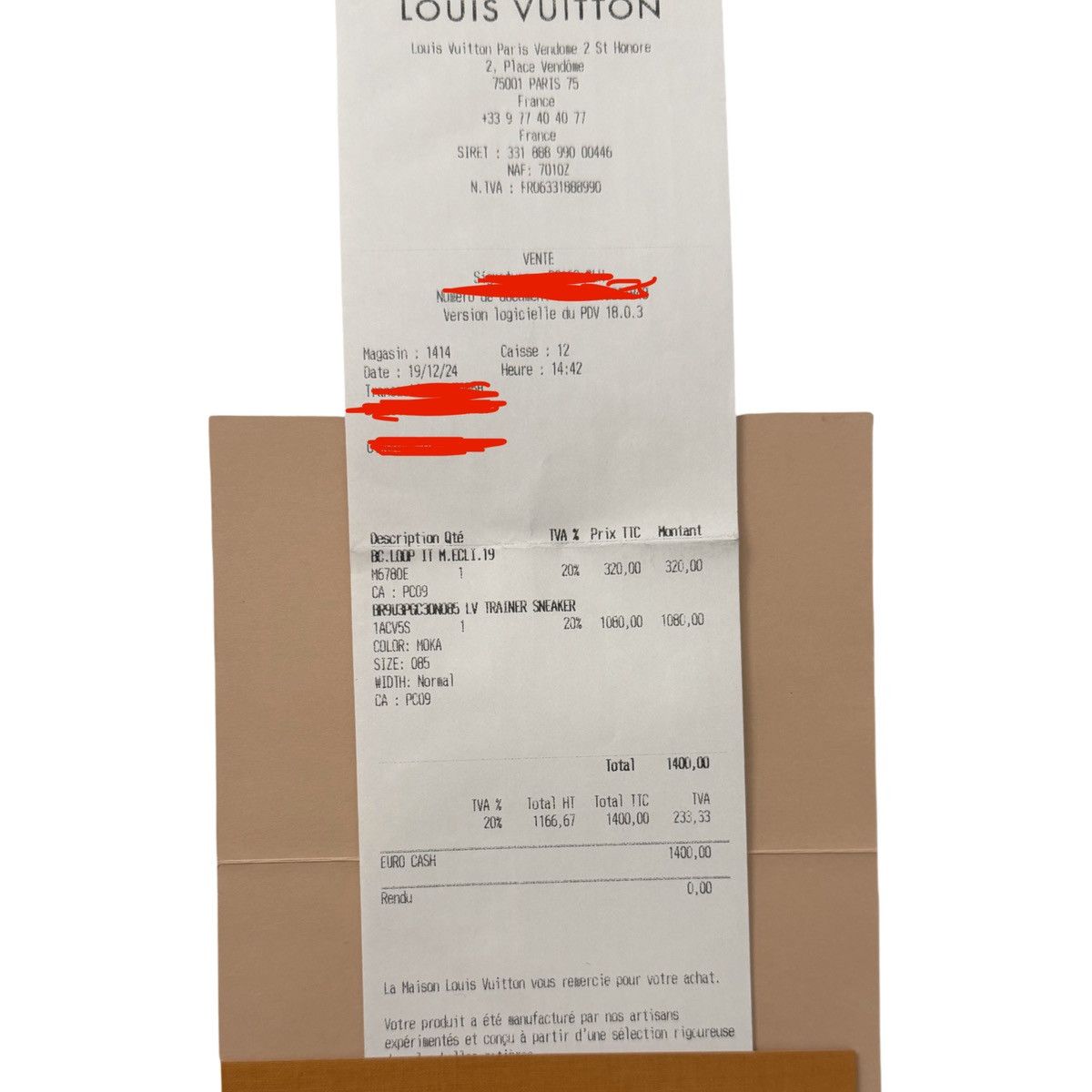 Louis Vuitton Louis Vuitton Damier White Mocha Brown Low-Top Trainer Size US 8.5 / EU 41-42 - 10 Thumbnail