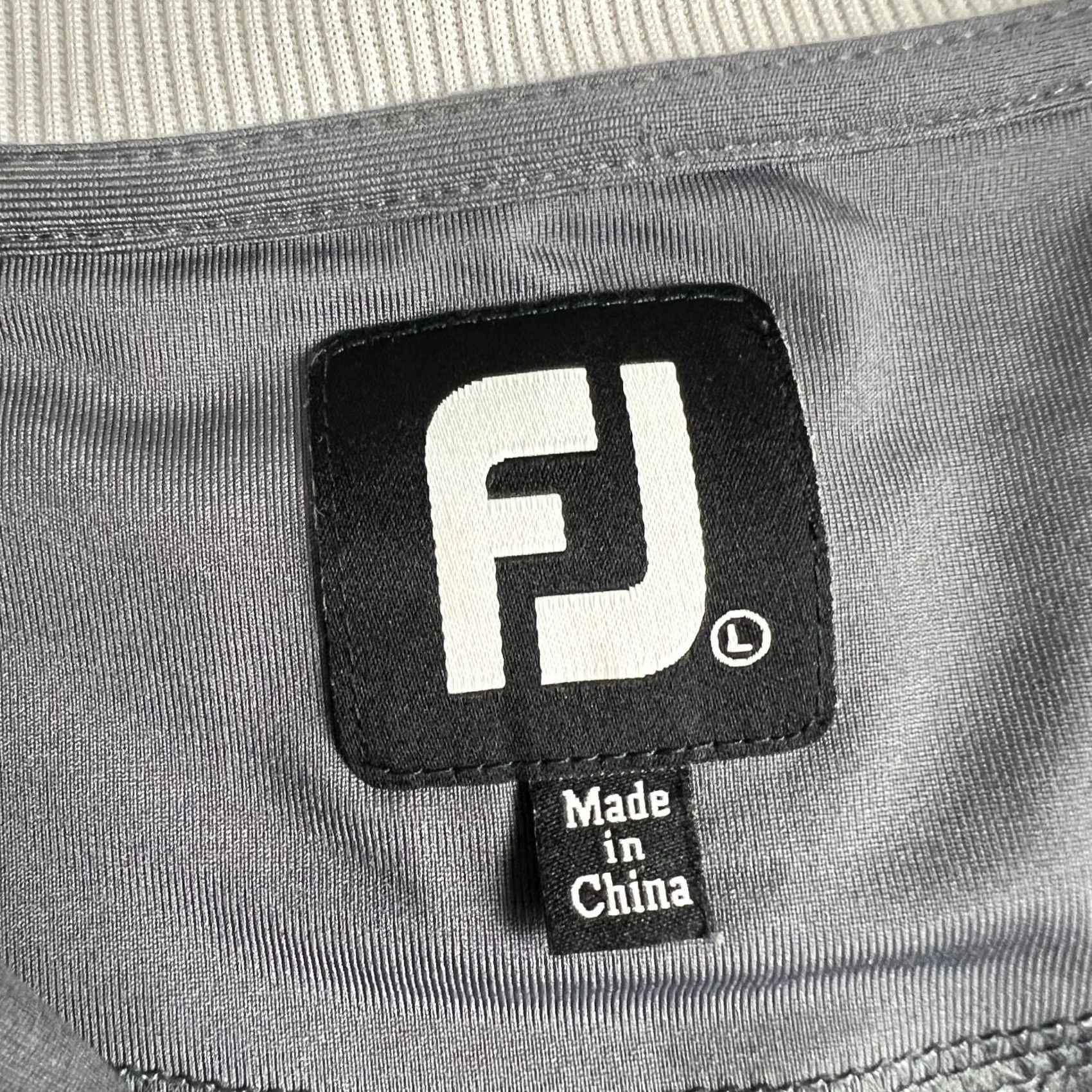 Footjoy FootJoy Golf Quarter Zip Stretch Performance Pullover Large Mens Grey Active Size US L / EU 52-54 / 3 - 3 Thumbnail