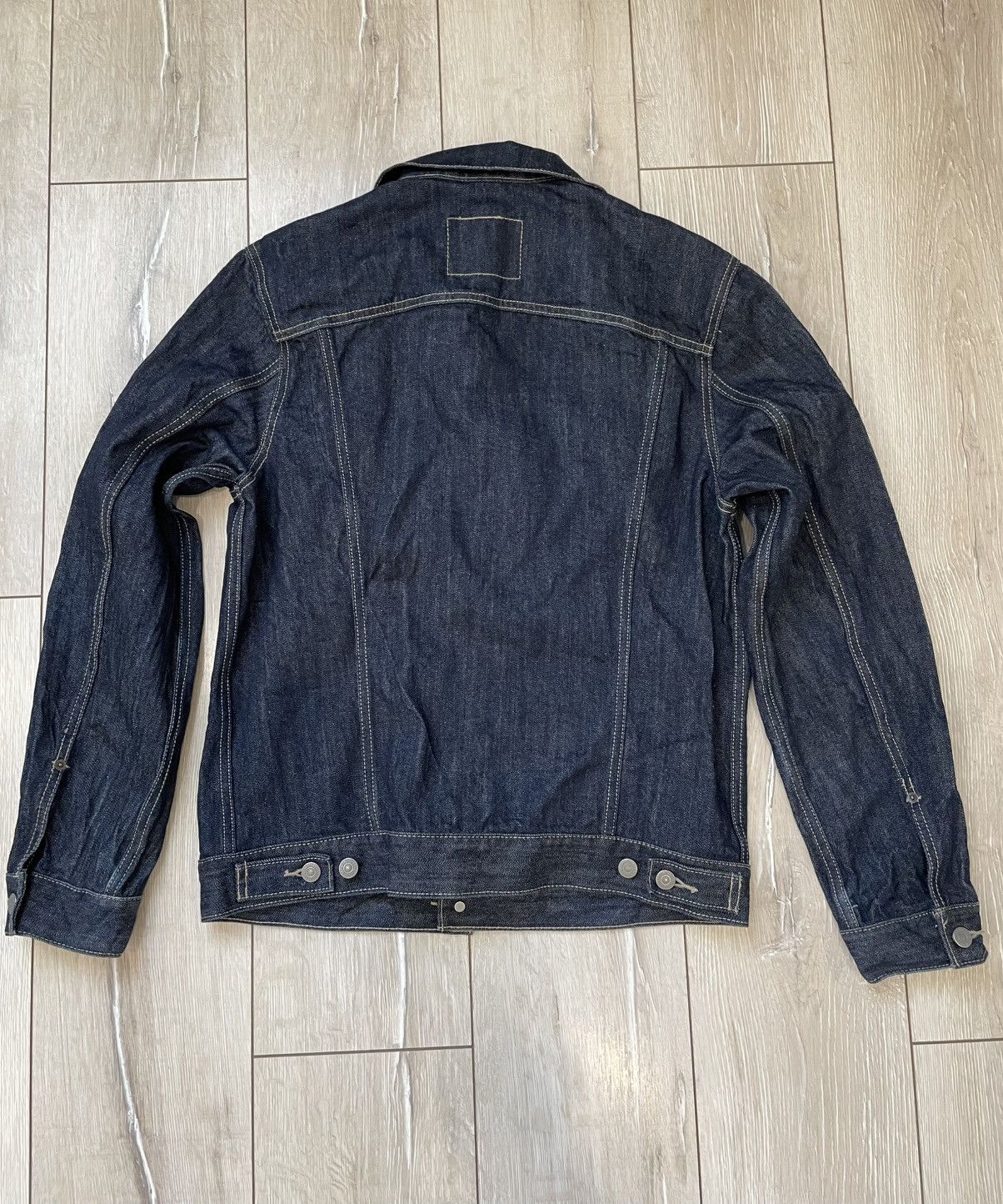 Levi's × Vintage Levi's Men's Size L Trucker Denim Jacket Dark Wash Rinse Size US L / EU 52-54 / 3 - 6 Thumbnail