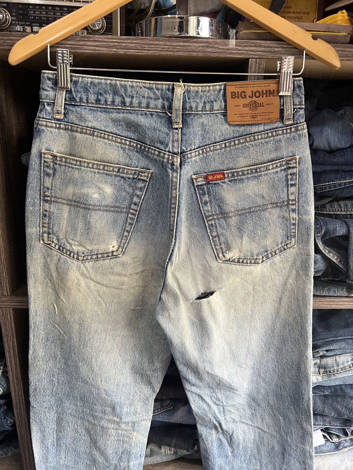 Big John 🔥Vintage Big John Distressed Denim Size US 28 / EU 44 - 12 Thumbnail
