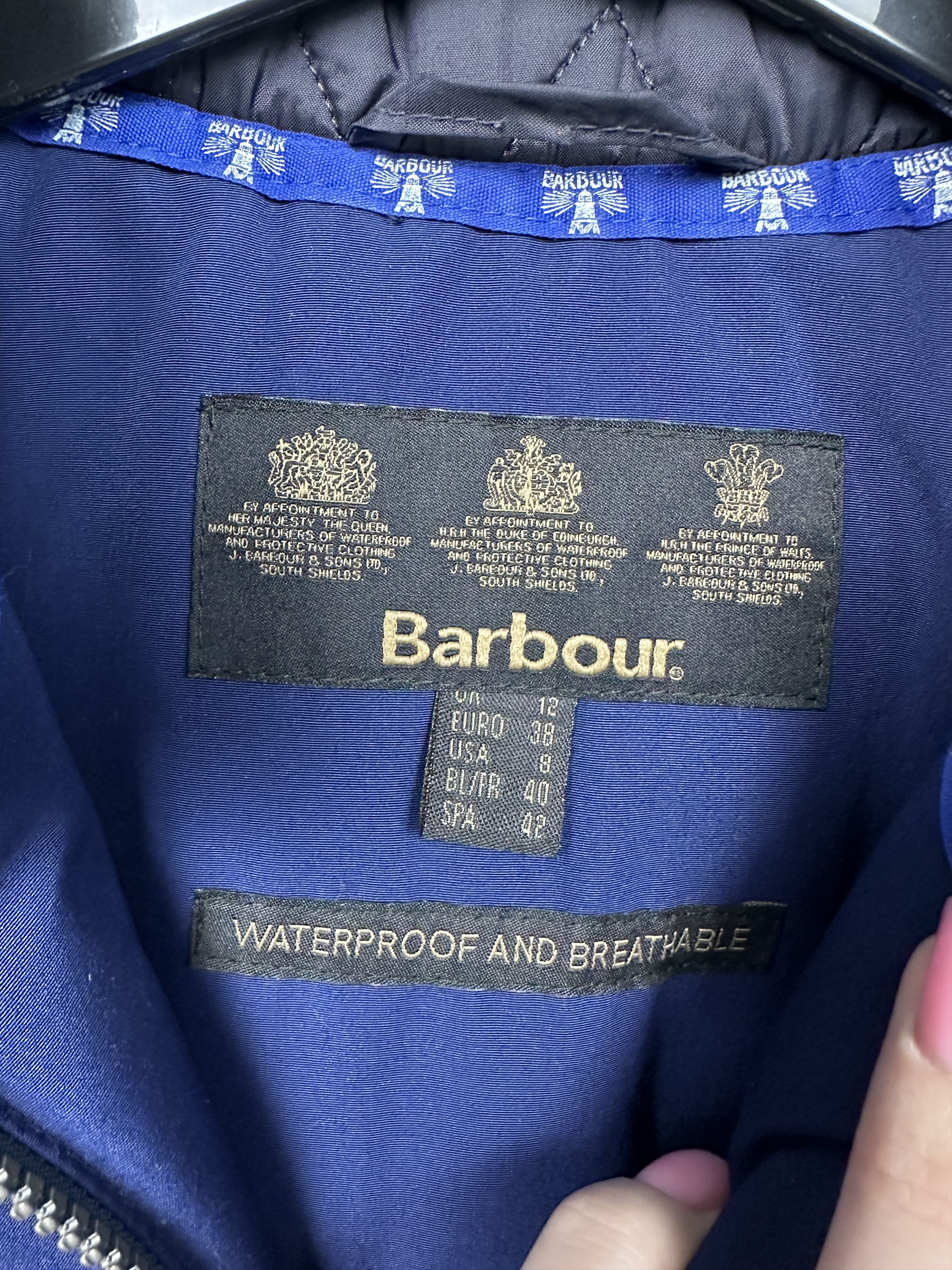 Barbour Barbour Womens Waterproof Elper WB Jacket Size M / US 6-8 / IT 42-44 - 6 Thumbnail