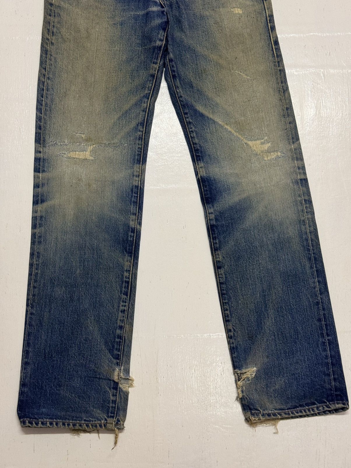 Levi's Vintage Levis 502 Japan Denim Distress Size US 30 / EU 46 - 4 Thumbnail
