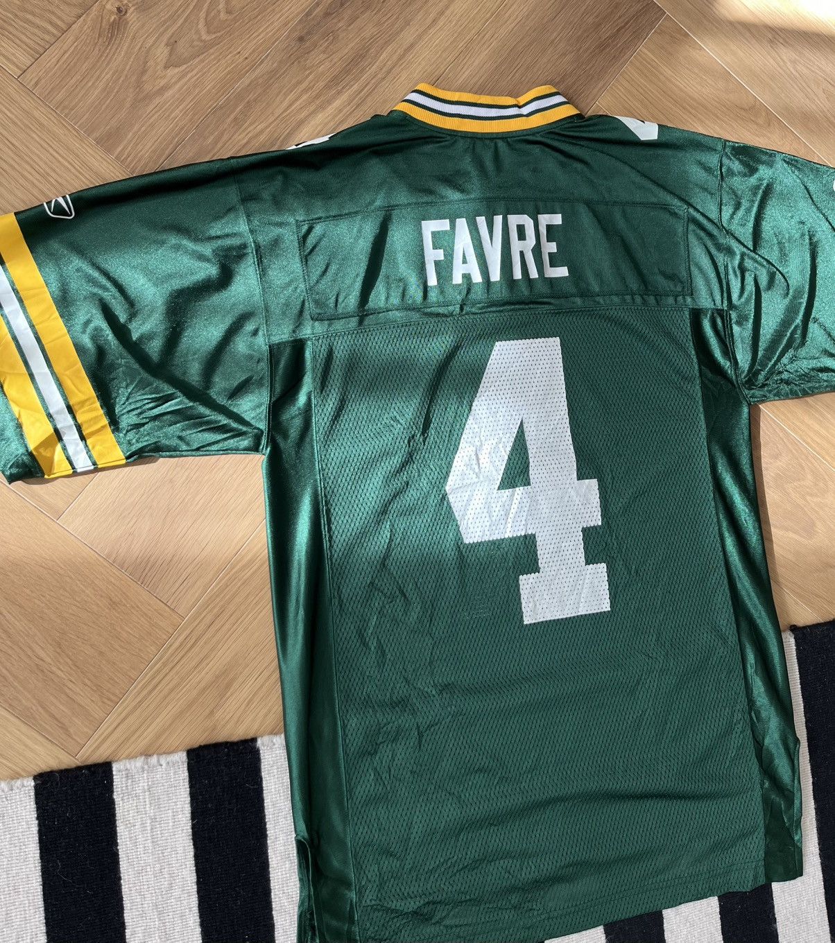 Reebok 2005/06 Green Bay Packers #4 Favre Reebok On Field Home S Size US S / EU 44-46 / 1 - 9 Thumbnail
