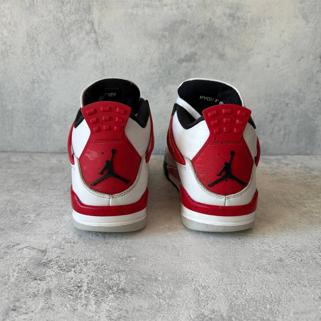 Jordan Brand Nike Air Jordan 4 Red Cement Size EU 43 Size US 9.5 / EU 42-43 - 3 Thumbnail
