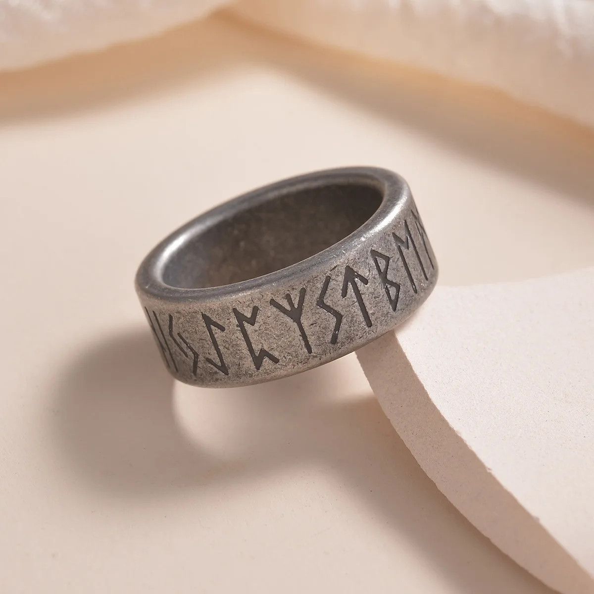 Other Vintage Viking Rune Ring Size ONE SIZE - 3 Thumbnail