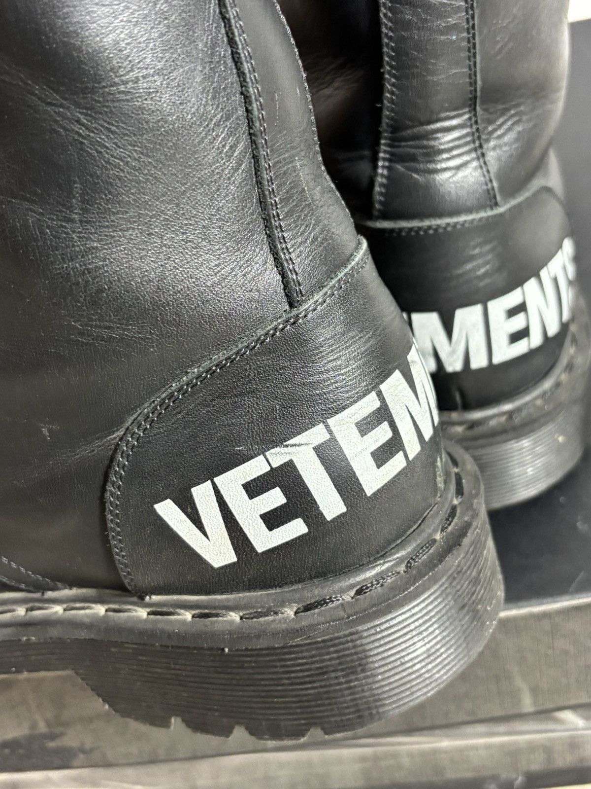 Vetements Vetements Combat Leather Bootd Size US 7 / EU 40 - 6 Thumbnail