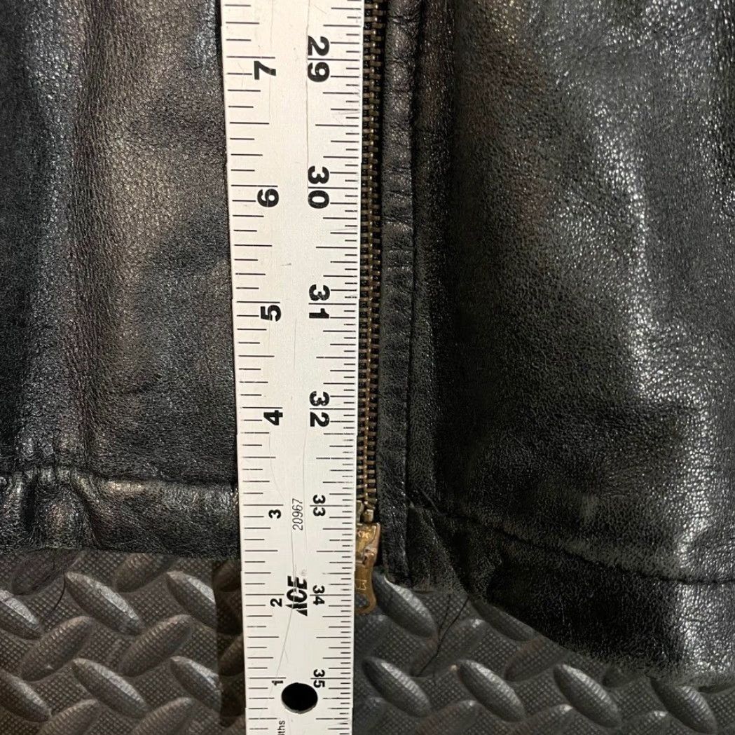 Vintage VINTAGE Wilson's Leather Black Quilted Anorak Utility Cargo Jacket Coat Hooded Mens L Size US L / EU 52-54 / 3 - 6 Thumbnail
