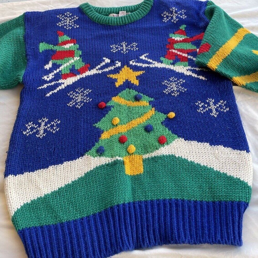 Holiday Brand × Vintage Vintage Amanda Smith Women's Ugly Christmas Sweater Acrylic Size M / US 6-8 / IT 42-44 - 5 Thumbnail