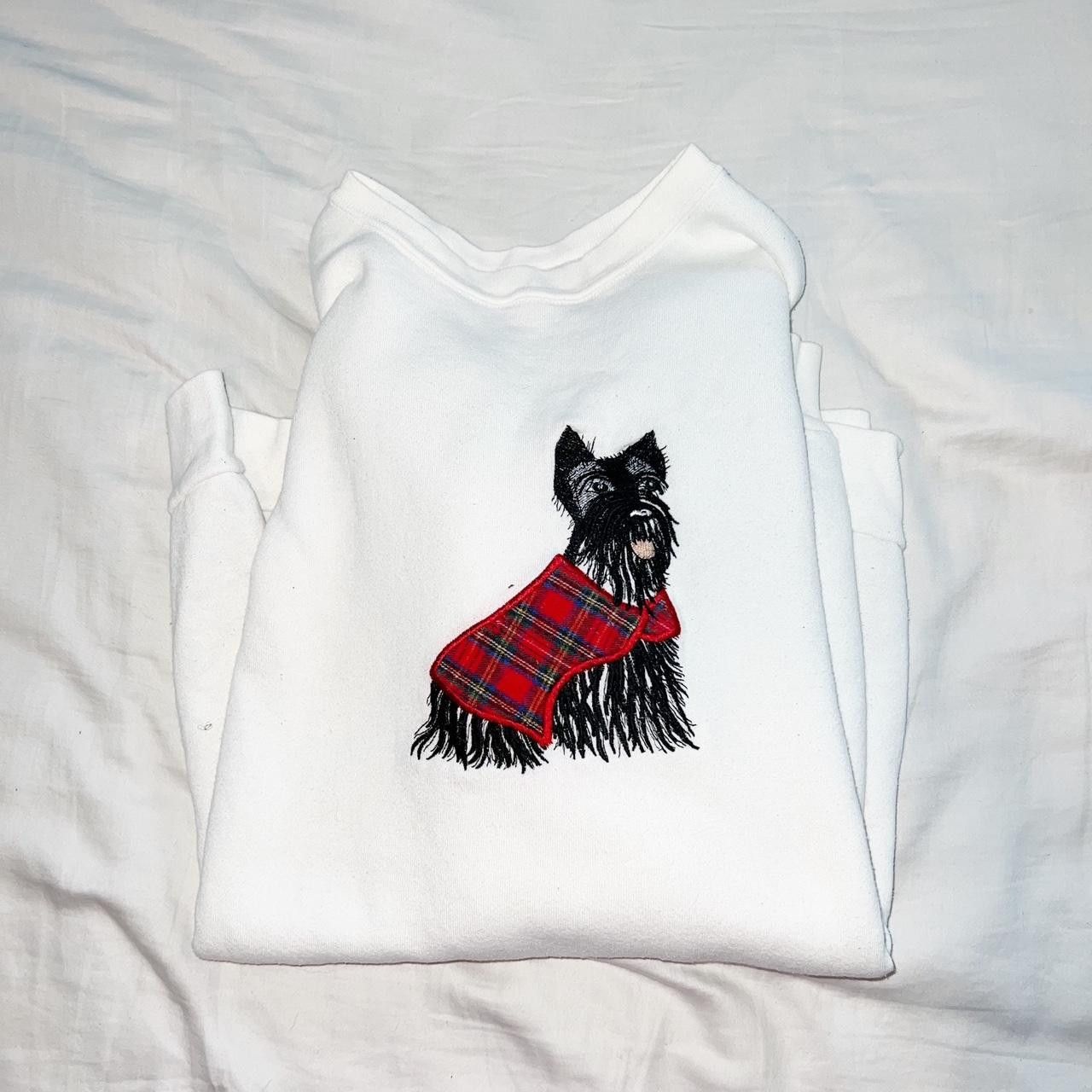 Other Vintage y2k White and red dog sweater Size XL / US 12-14 / IT 48-50 - 1 Thumbnail