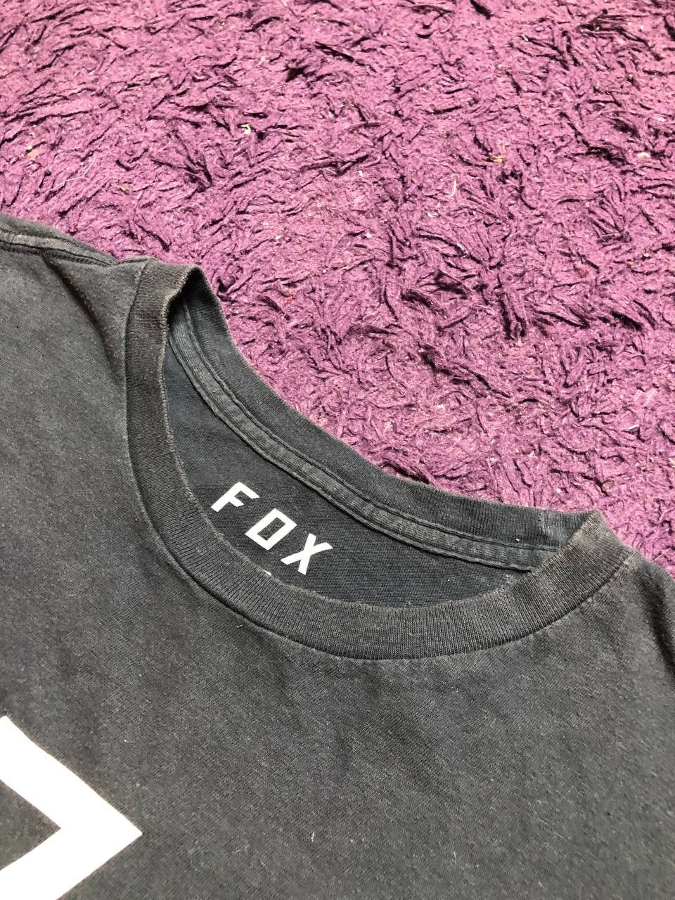 Fox Racing gray big logo Vintage Y2K Fox Racing T-shirt MOTO Size M Size US M / EU 48-50 / 2 - 3 Thumbnail