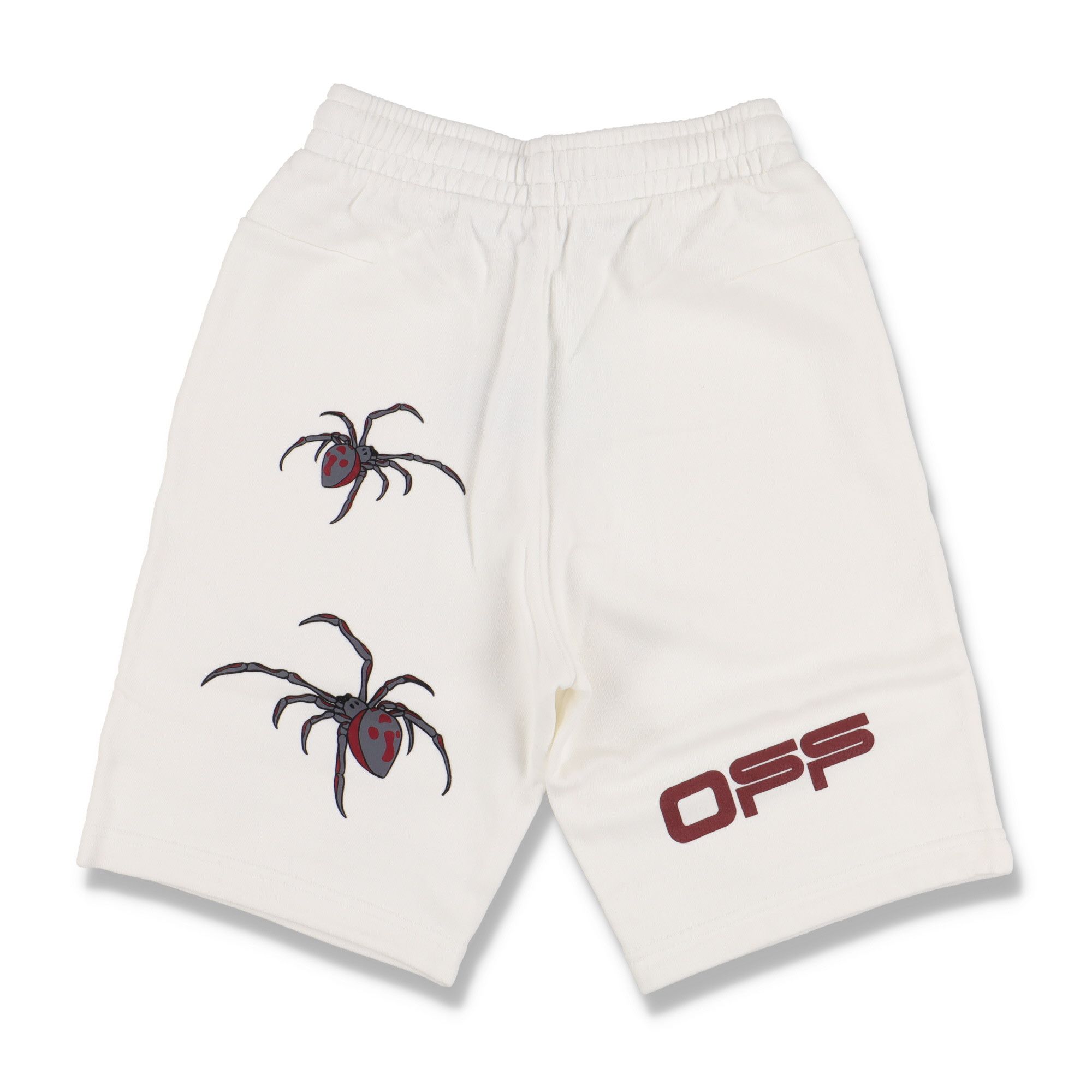 Off-White White Arachno Spider Arrows Logo Sweatshorts | Grailed