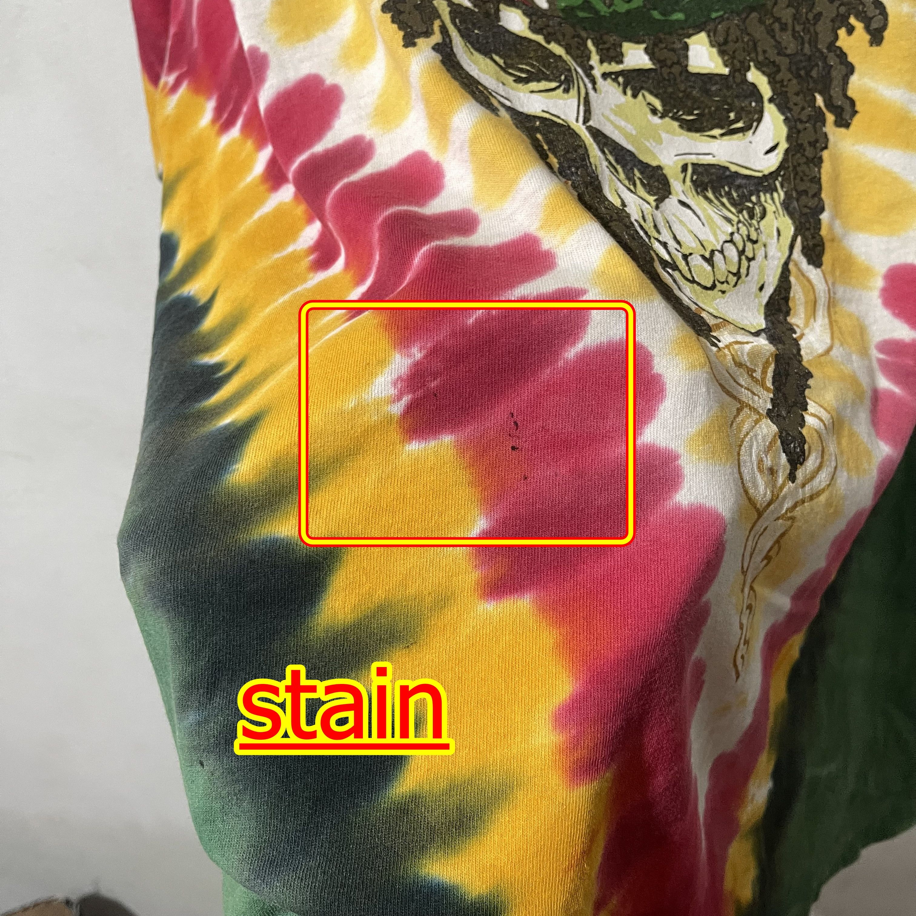 Grateful Dead Vintage 2003 Grateful Dead Rasta Skeleton Shirt Size US L / EU 52-54 / 3 - 10 Thumbnail
