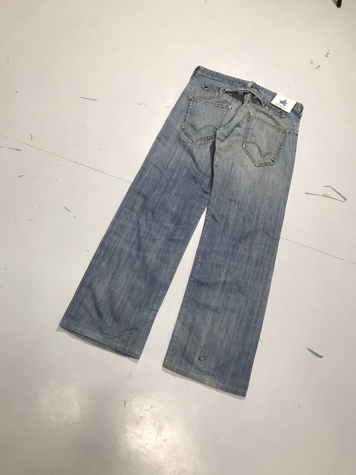 Levi's Vintage Levi’s buckle belt denim Size US 34 / EU 50 - 9 Thumbnail