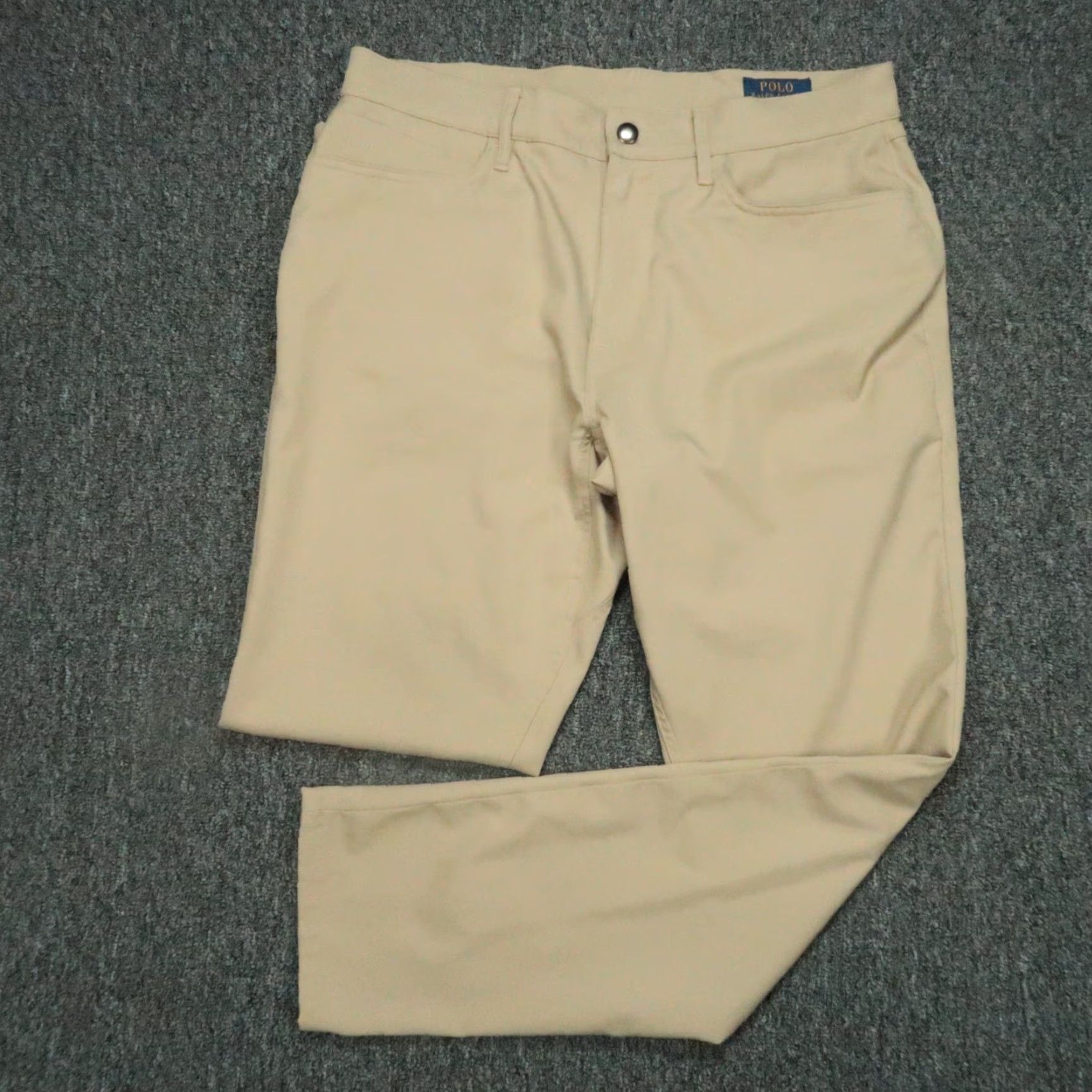 Polo Ralph Lauren Polo Ralph Lauren Pants Men 34x31 Chino 5-Pocket Belt Loops Flat Front Regular Fit Beige Tan Vintage: No Size US S / EU 44-46 / 1 - 2 Thumbnail