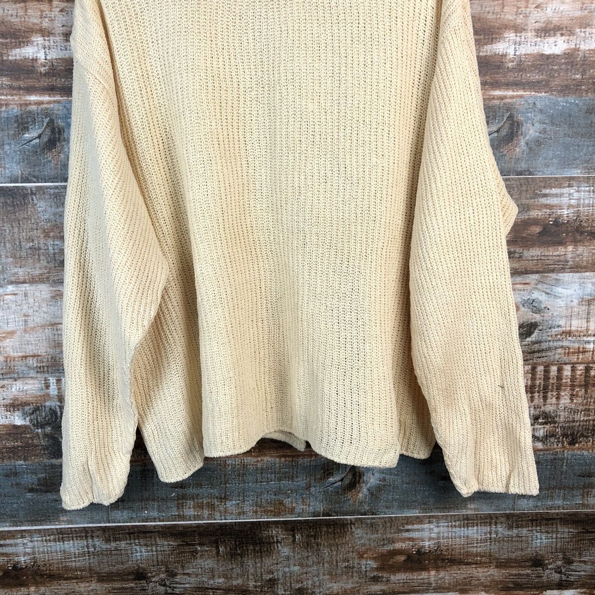 Vintage DL Komo Yellow vintage Knitwear #C565 Size L / US 10 / IT 46 - 14 Thumbnail