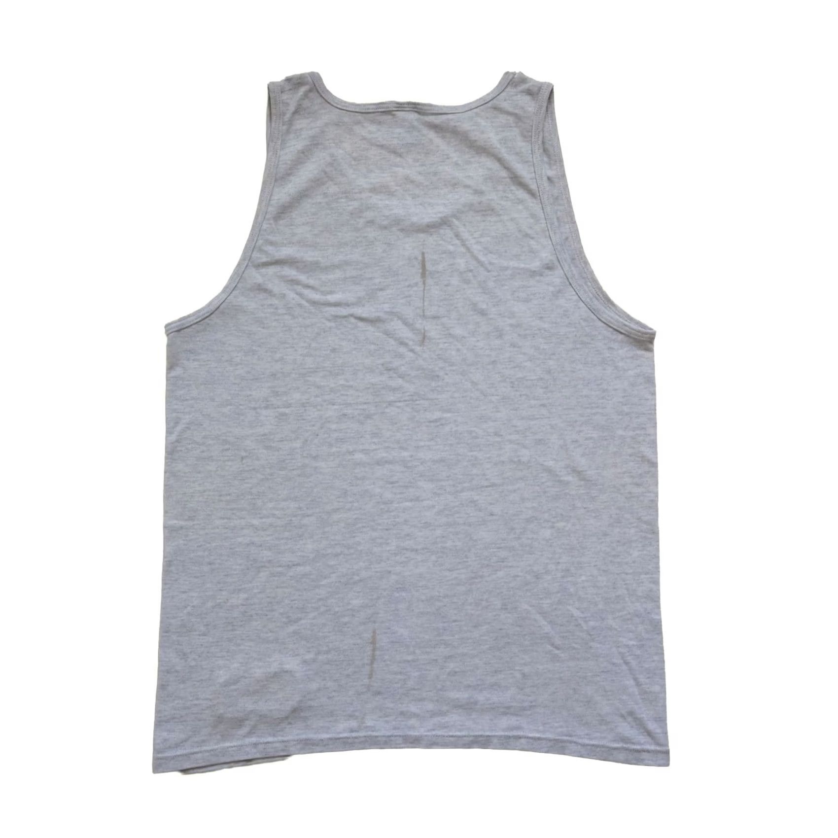Fruit Of The Loom VINTAGE Fruit of the Loom JERZEES USA Made DISTRESSED Tank Top T Shirt SZ L Men Shirt Sleeveless Gray Cotton 1990s Sports USA Mens Size US L / EU 52-54 / 3 - 3 Thumbnail