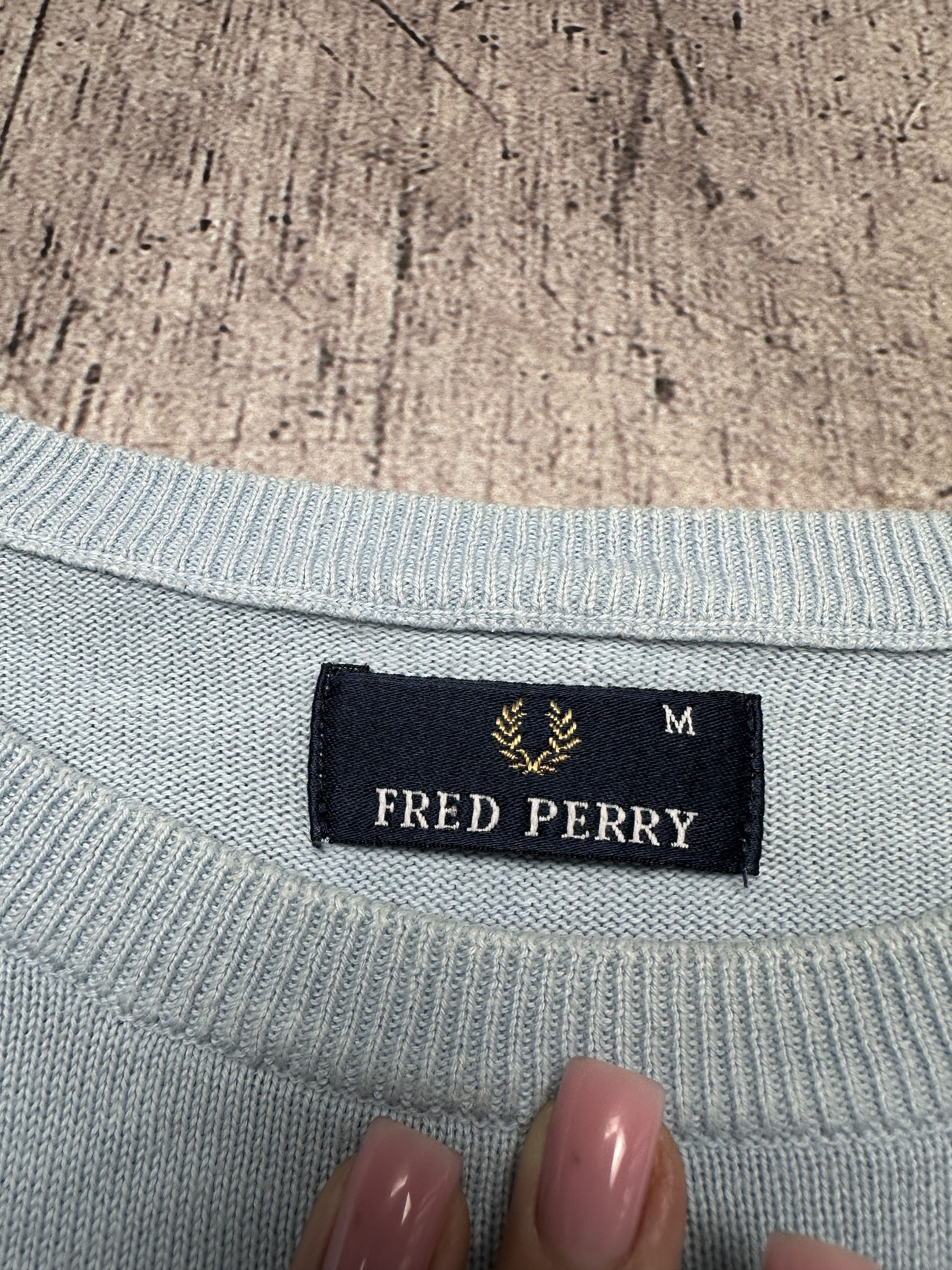 Fred Perry Fred Perry Vintage Mens Crew Neck Sweater Size US M / EU 48-50 / 2 - 4 Thumbnail