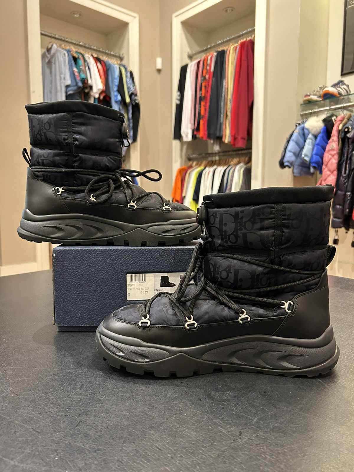 Dior Dior Snow Boot Black Oblique Size US 9 / EU 42 - 2 Thumbnail