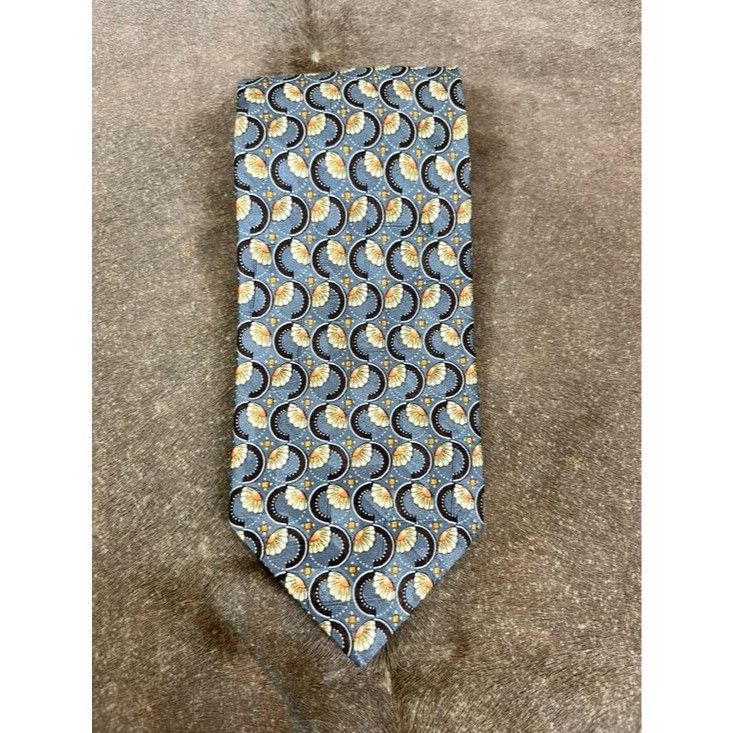 Ermenegildo Zegna Ermenegildo Zegna Daisies Silk Tie Floral Made in Italy Size ONE SIZE - 1 Thumbnail