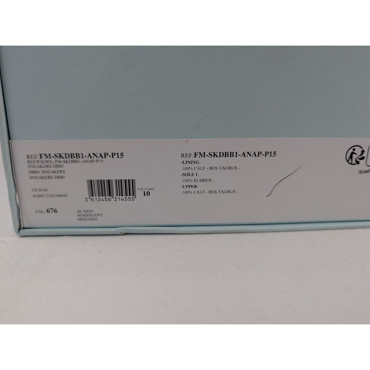 Lanvin o1rshd1 DBBI Sneakers in Mahogany Size US 11 / EU 44 - 24 Thumbnail