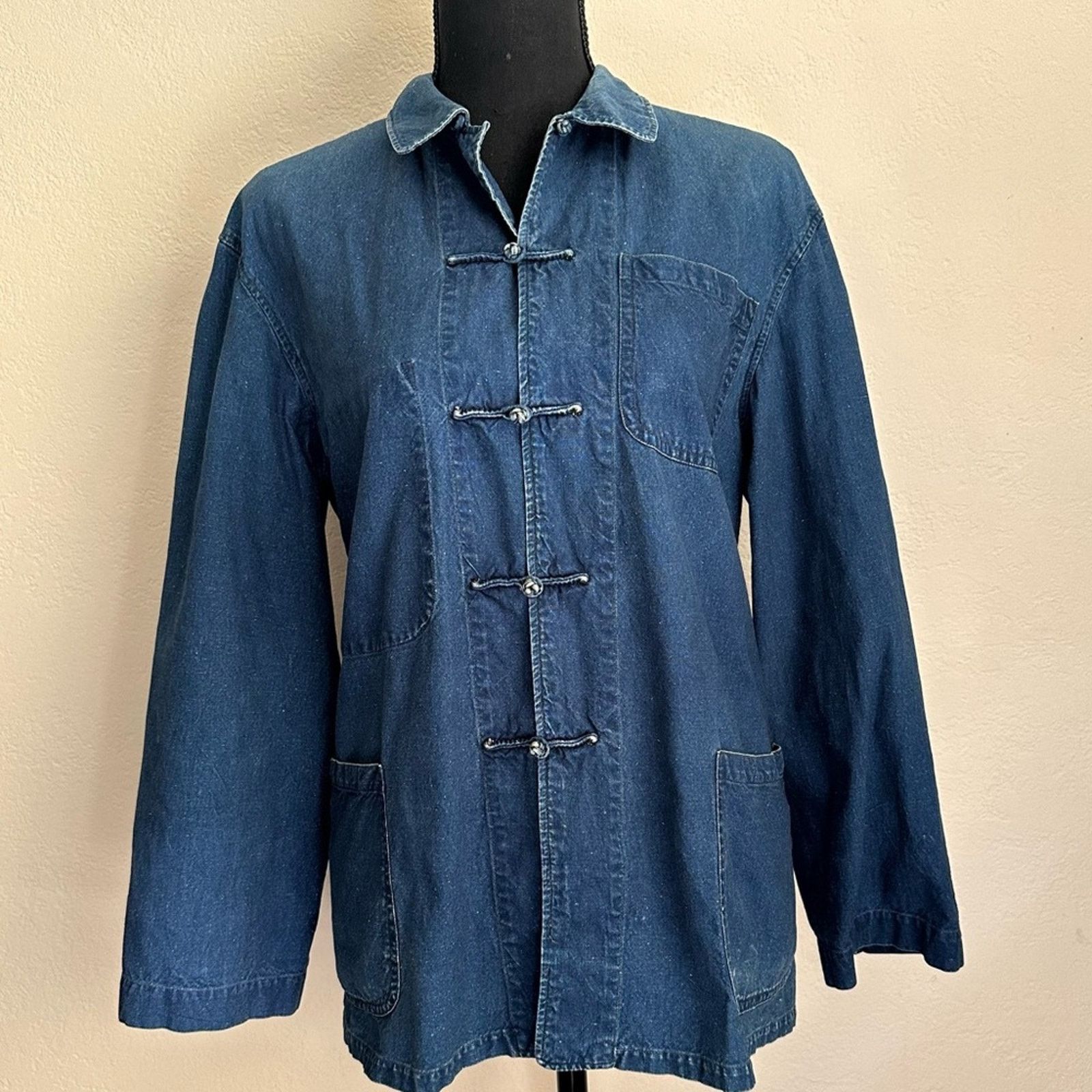 Vintage Vintage Shanghai Blue Workers Shacket US 8-10 L’AntiCher Size M / US 6-8 / IT 42-44 - 9 Thumbnail