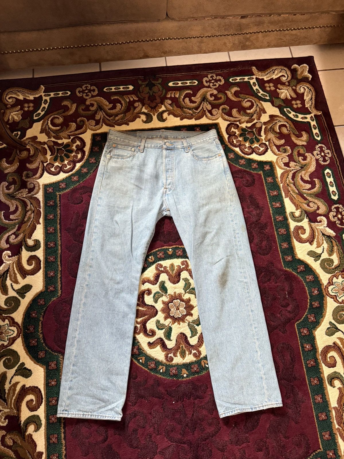 Levi's 501 denim jeans Size US 36 / EU 52 - 1 Thumbnail