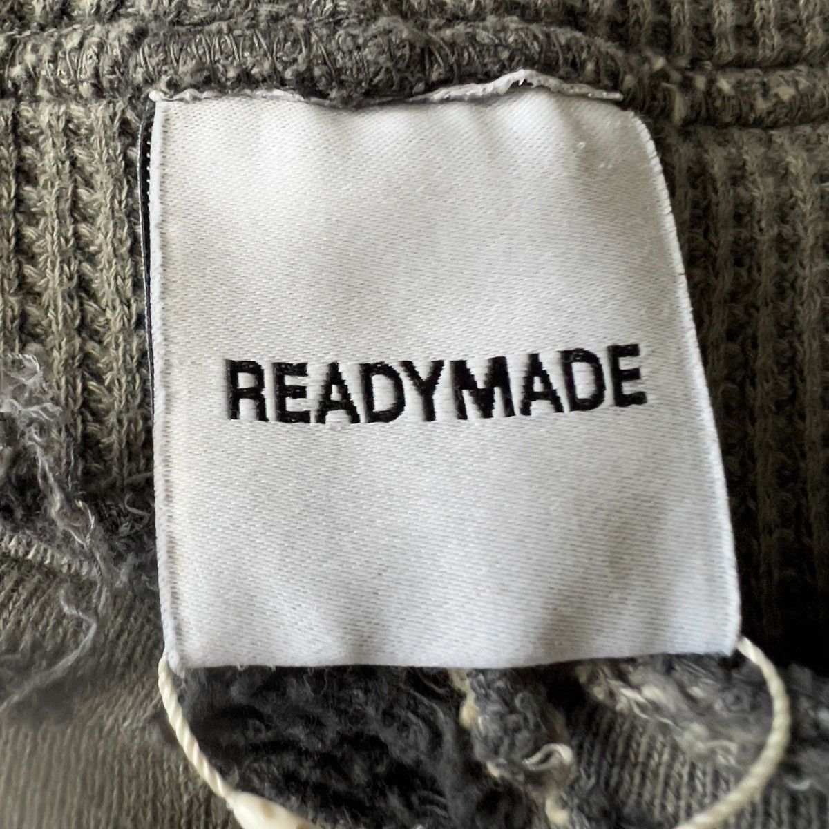 READYMADE Readymade Washed Distressed Thrashed Thermal Lined Hoodie Size US XL / EU 56 / 4 - 8 Thumbnail