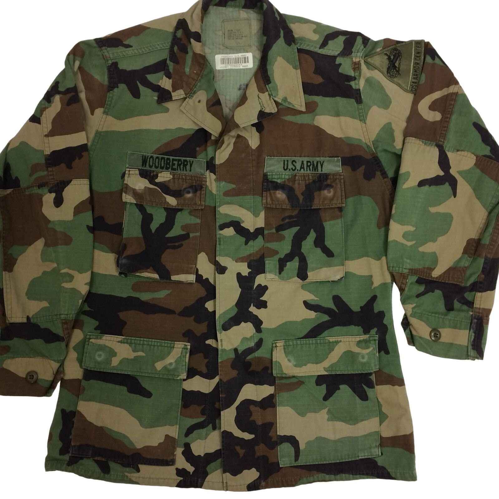 Other Vtg Military Woodland CAMOUFLAGE Hot Weather COMBAT Shirt Size US M / EU 48-50 / 2 - 2 Thumbnail