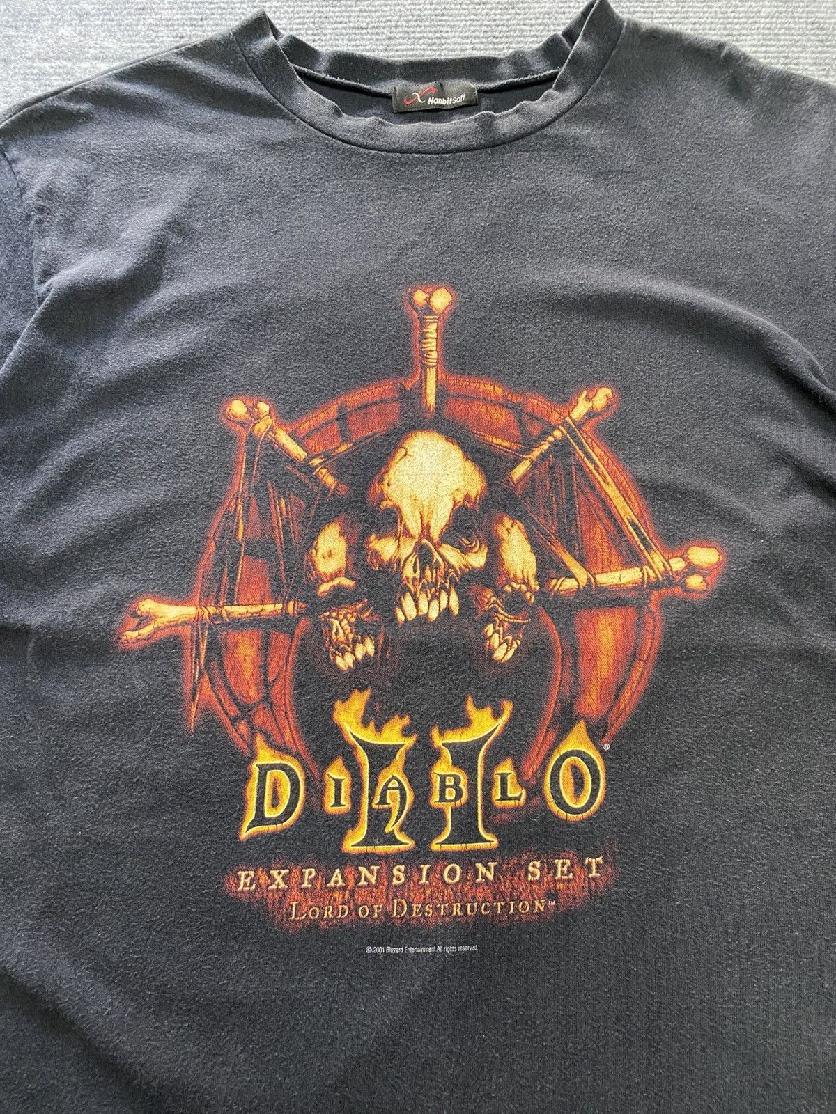 Vintage Vintage Diablo II Lord of Destruction Video Game T-Shirt Size US L / EU 52-54 / 3 - 3 Thumbnail