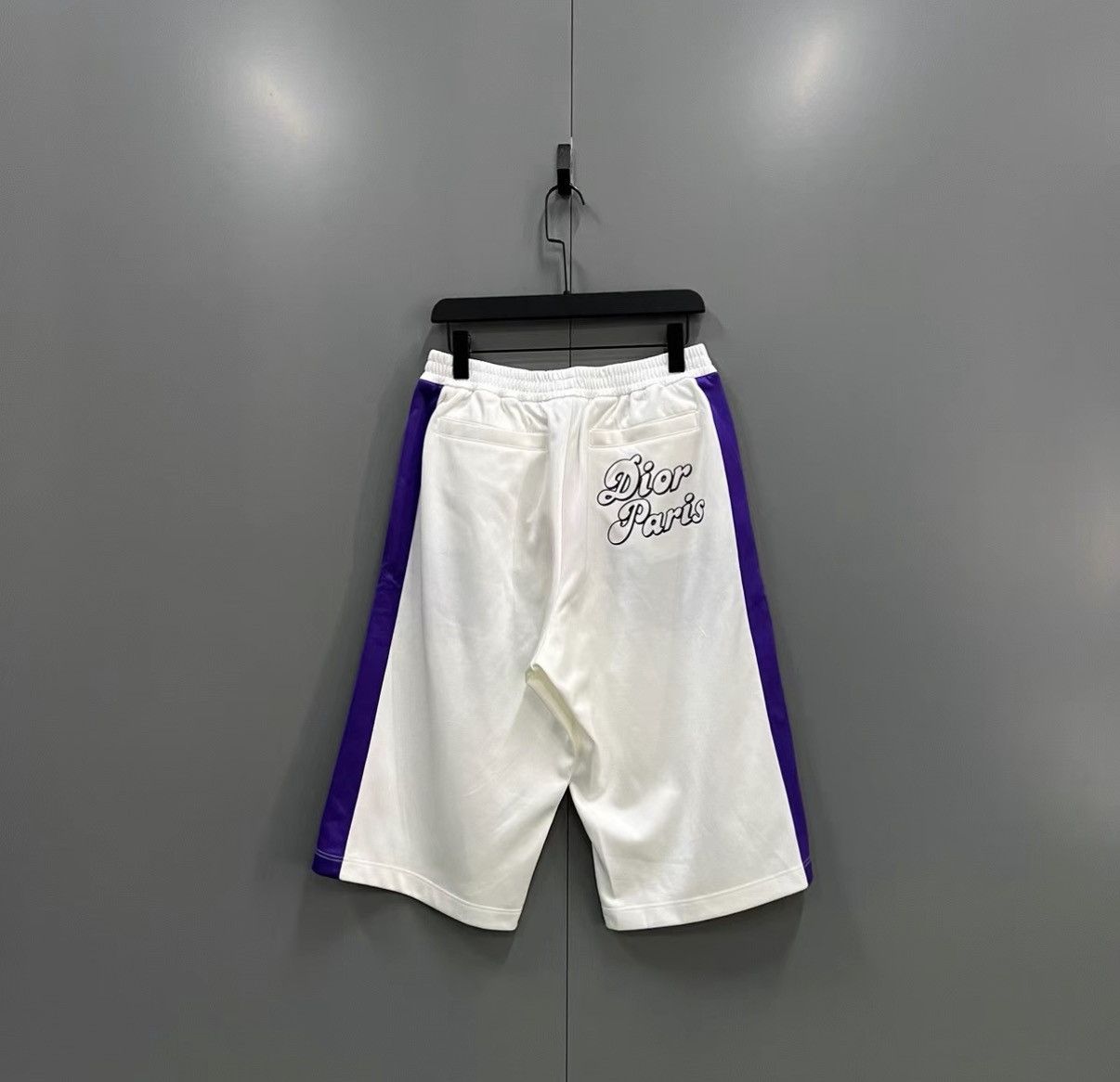 Dior Dior By Erl White Number & Letter Printed Shorts J41 Size US 32 / EU 48 - 2 Thumbnail