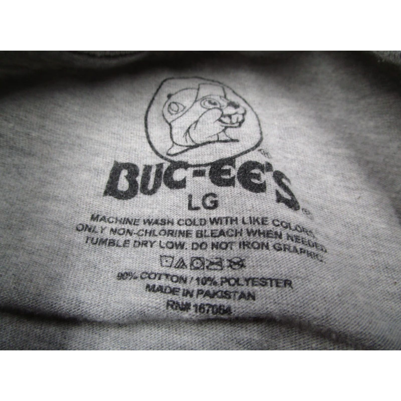 Doublet Buc-ees Shirt 2024 Mens Large Gray Short Sleeve Party Double Sided Size US L / EU 52-54 / 3 - 2 Thumbnail
