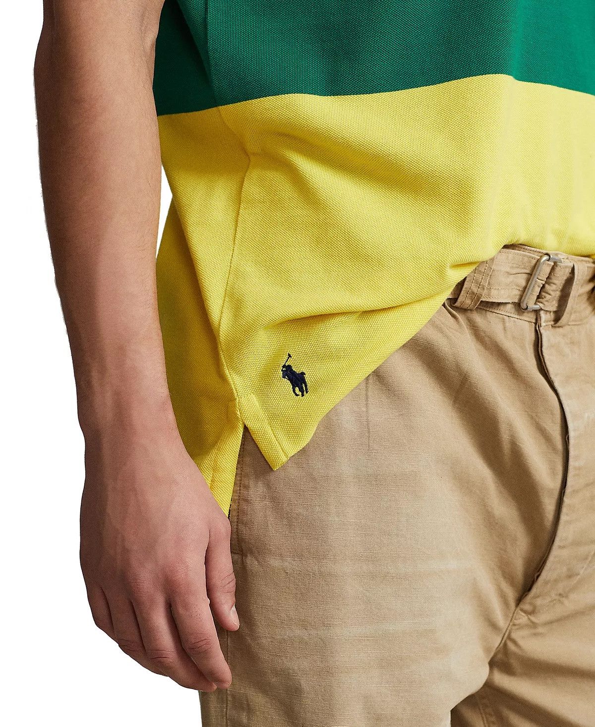 Polo Ralph Lauren POLO RALPH LAUREN XXL CLASSIC FIT STRIPE MESH POLO SHIRT Size US XXL / EU 58 / 5 - 3 Thumbnail
