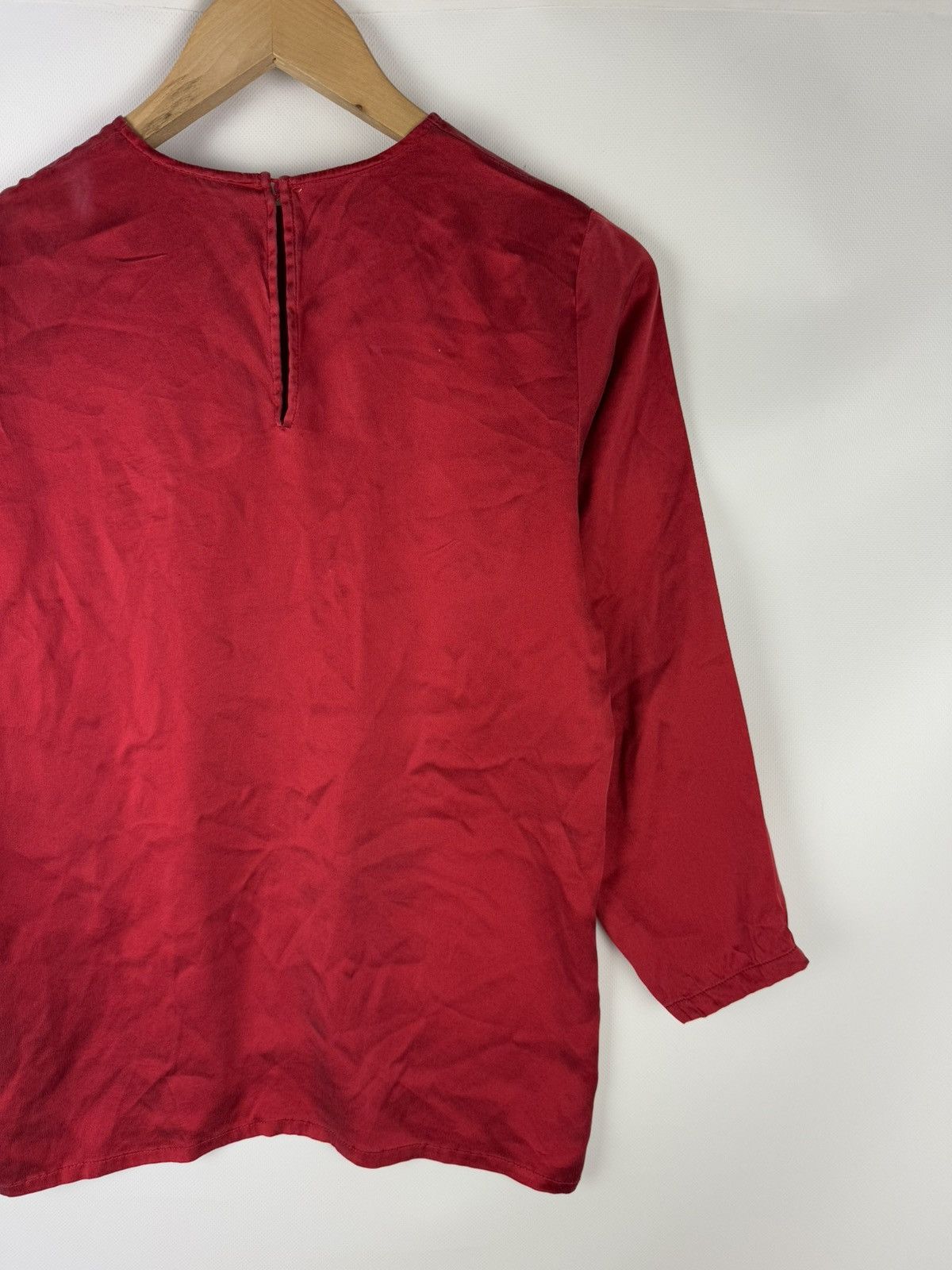 Vintage × Yves Saint Laurent Yves Saint Laurent Rive Gauche Vintage Silk Tunic Blouse Size XS / US 0-2 / IT 36-38 - 16 Thumbnail