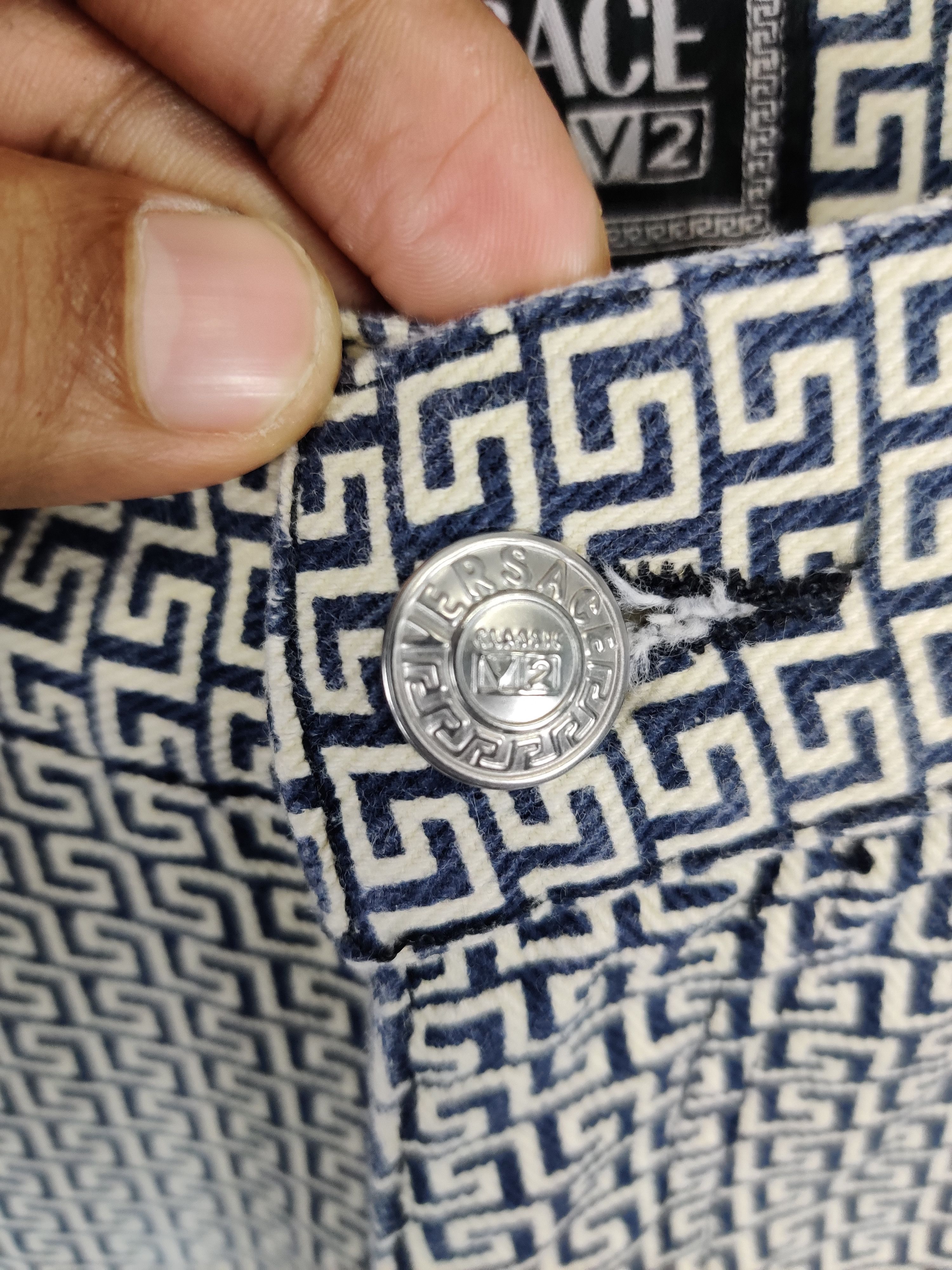 Versace Versace Classic V2 Monogram Trousers Loose Fit Pants Size US 31 - 8 Thumbnail