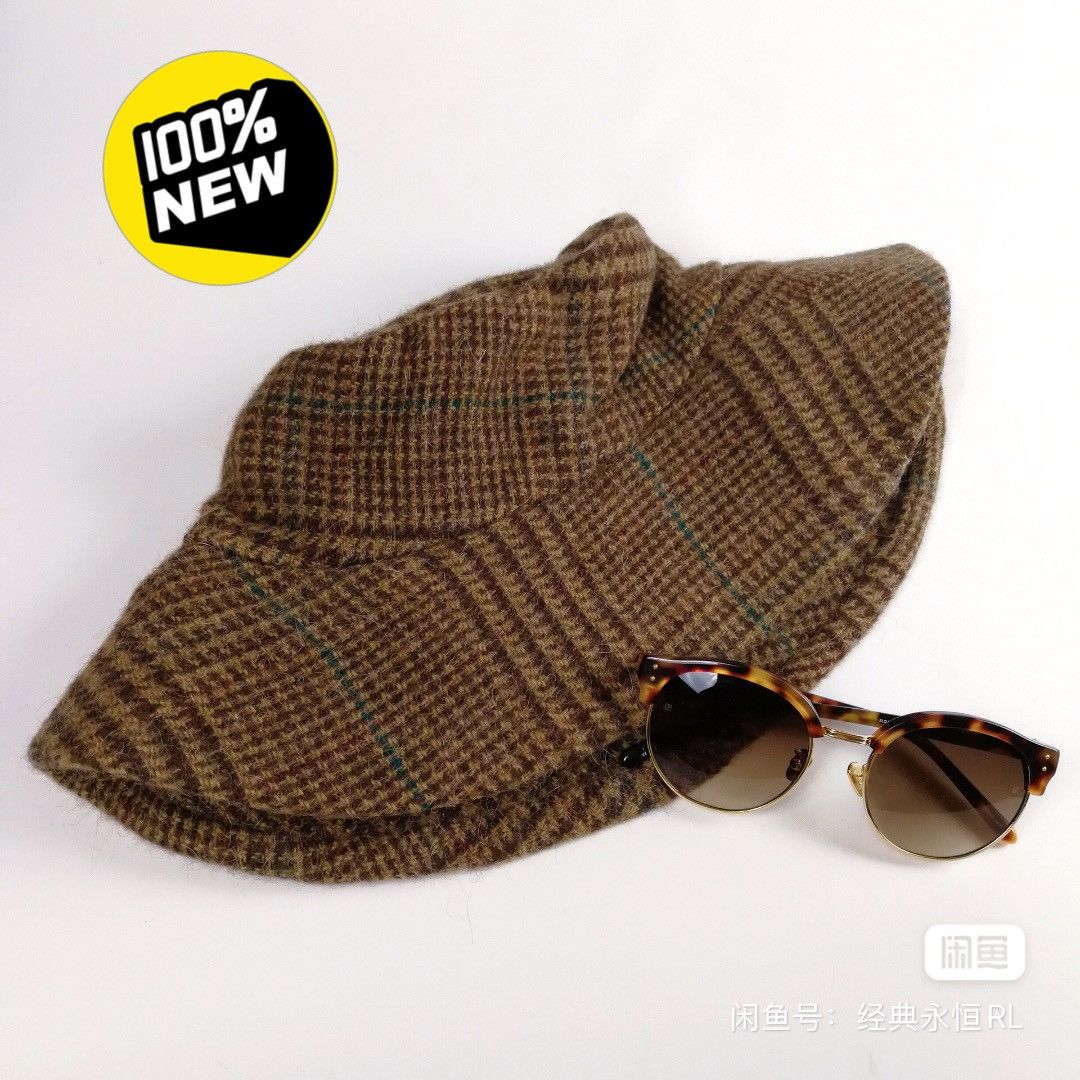 Ralph Lauren × Rugby Ralph Lauren Ralph Lauren Rugby Wool Tweed Bucket Fisherman Hat Cap Size ONE SIZE - 2 Thumbnail