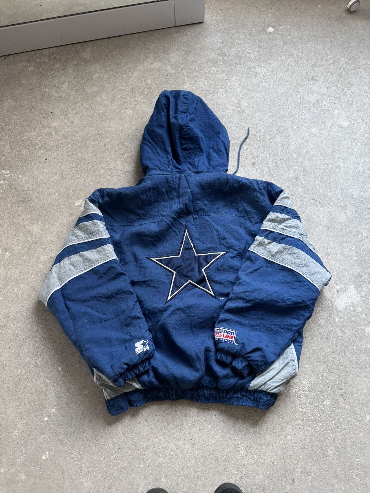 NFL 90s Vintage NFL COWBOYS rare Anorac Warm Jacket Size US XL / EU 56 / 4 - 2 Thumbnail