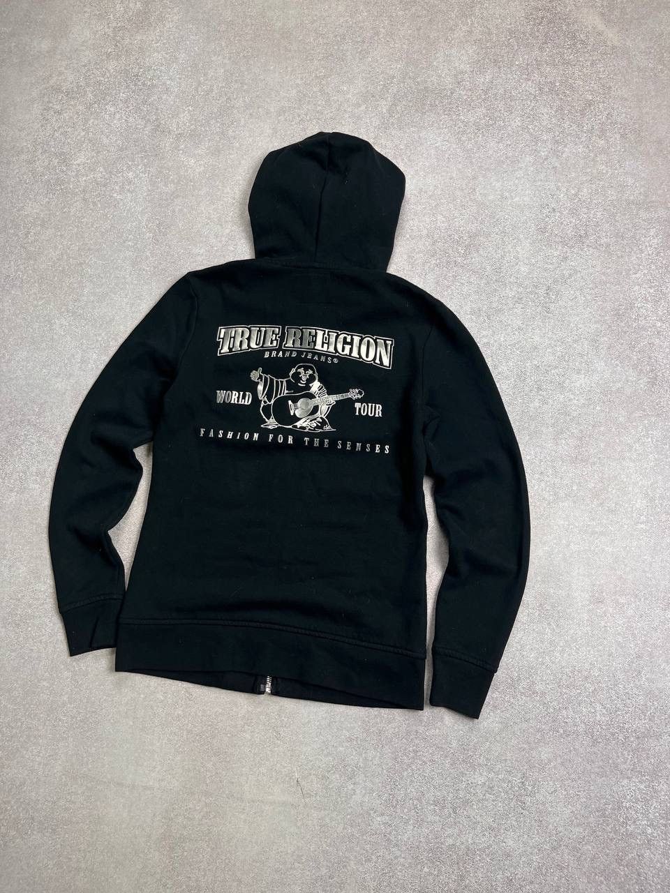True Religion × Vintage VINTAGE TRUE RELIGION BUDDA BIG LOGO ZIP HOODIE Y2K S Size US S / EU 44-46 / 1 - 3 Thumbnail