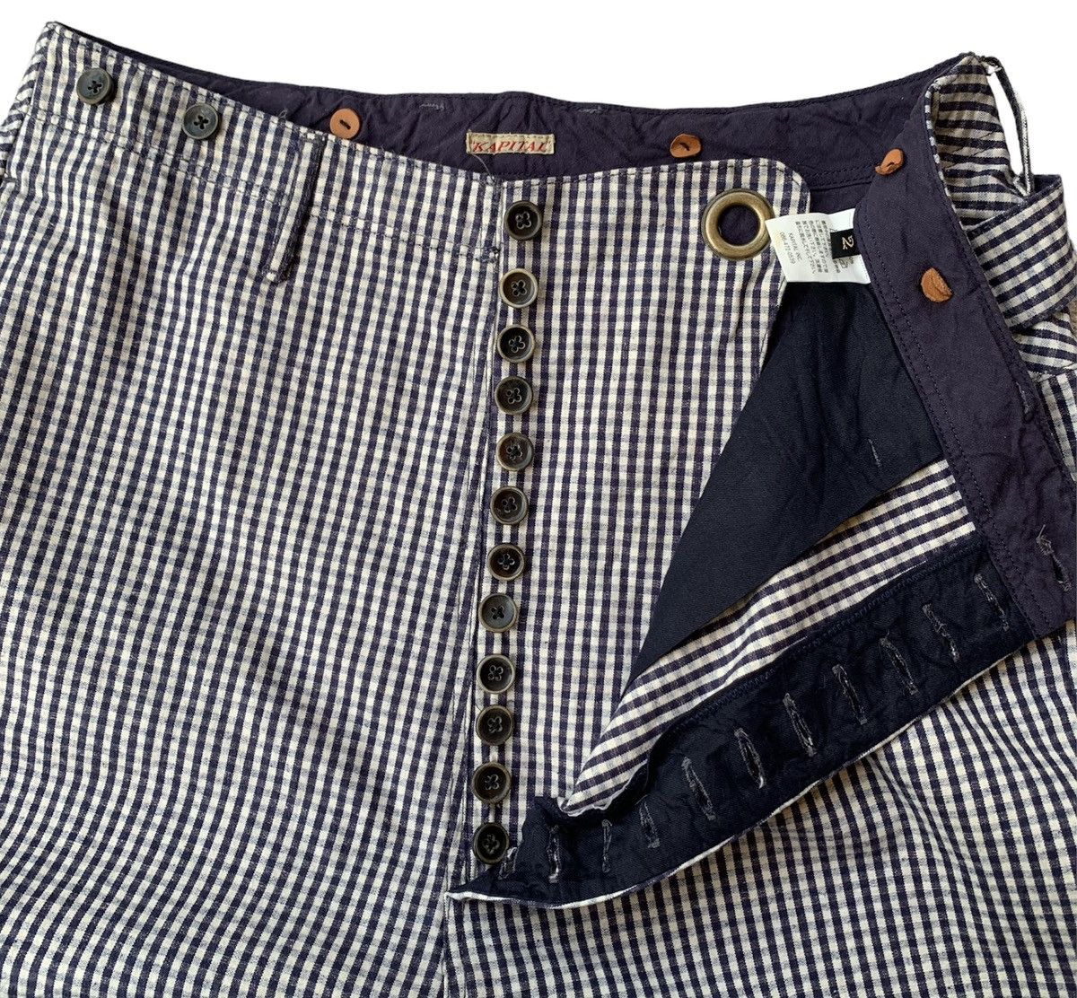 Kapital Buckle Button Down Pants