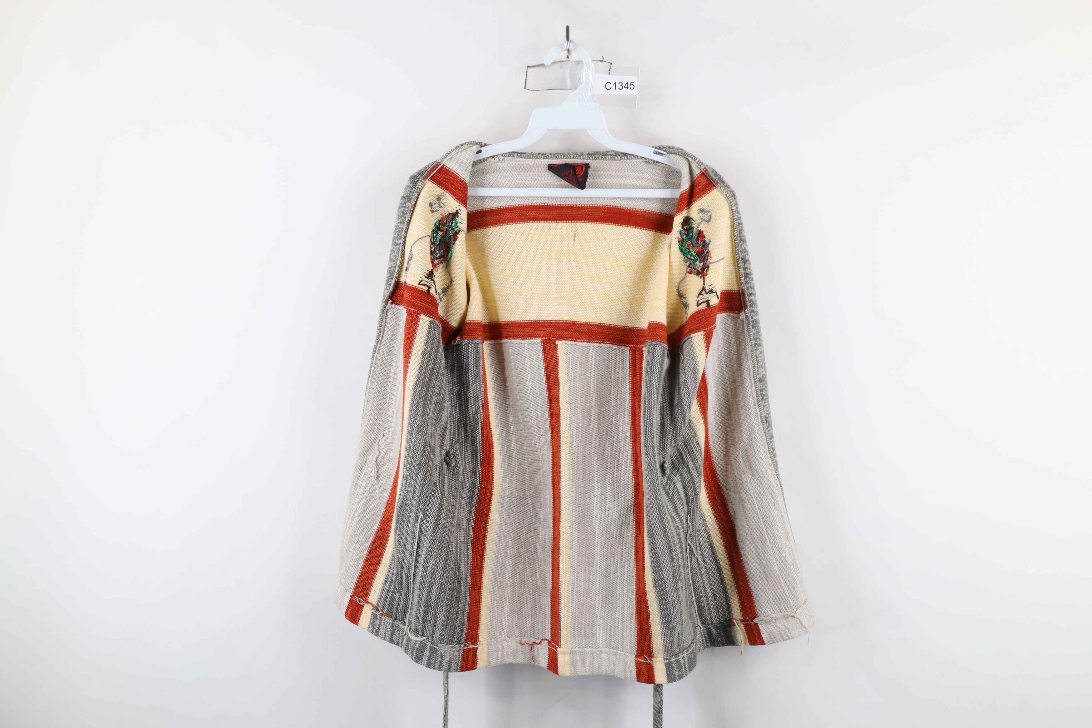 Vintage Vintage 70s Mid Century Modern MCM Knit Cardigan Sweater Size M / US 6-8 / IT 42-44 - 13 Thumbnail