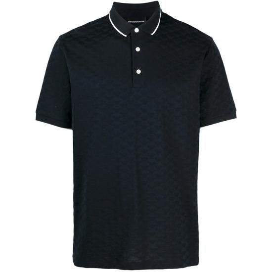 Emporio Armani EMPORIO ARMANI Men Polo Shirts 1JHWZ 8N1FP0 0920 BLUE Size US XXL / EU 58 / 5 - 1 Thumbnail