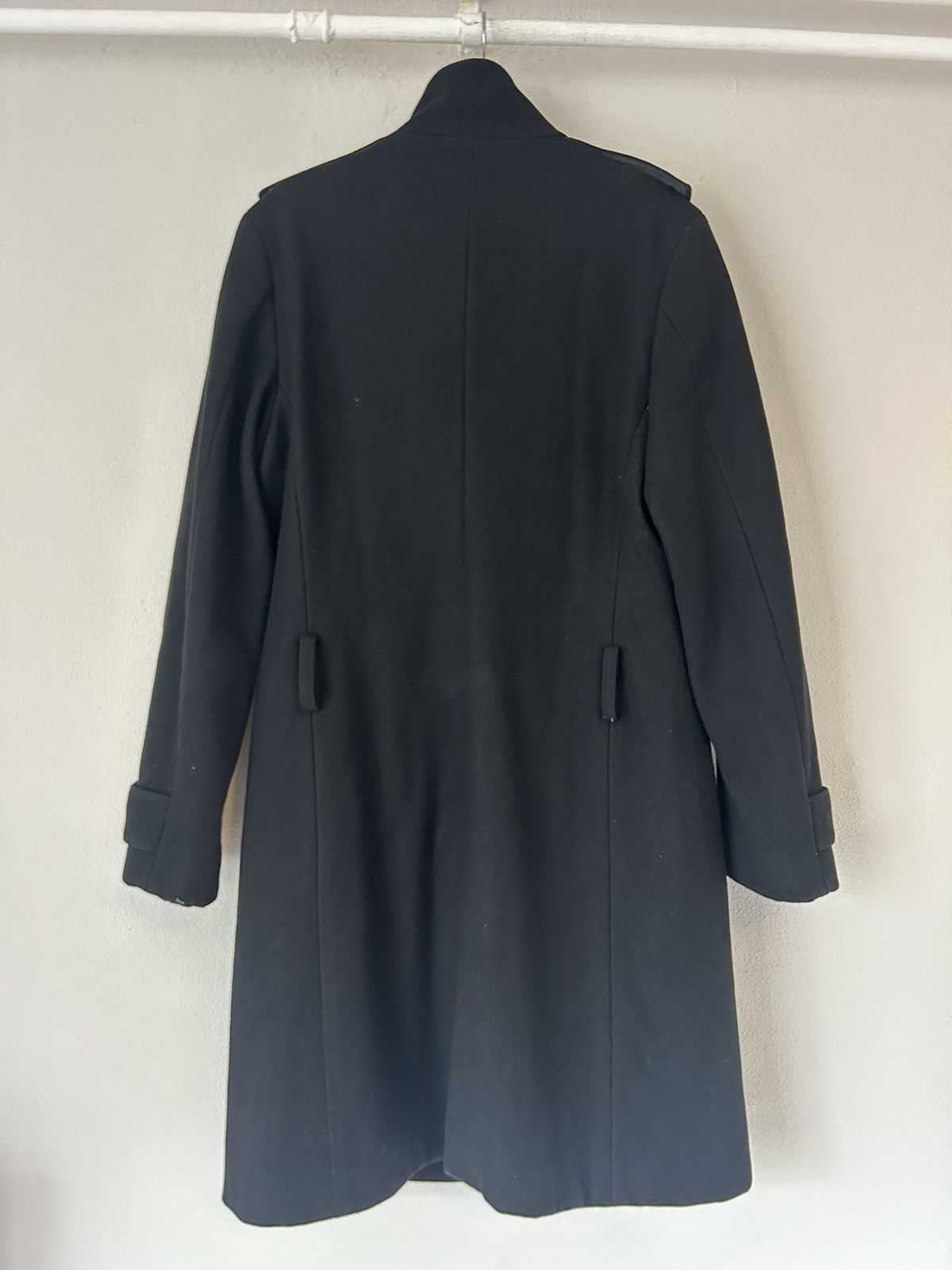 Givenchy Black Wool Overcoat Size US M / EU 48-50 / 2 - 10 Thumbnail
