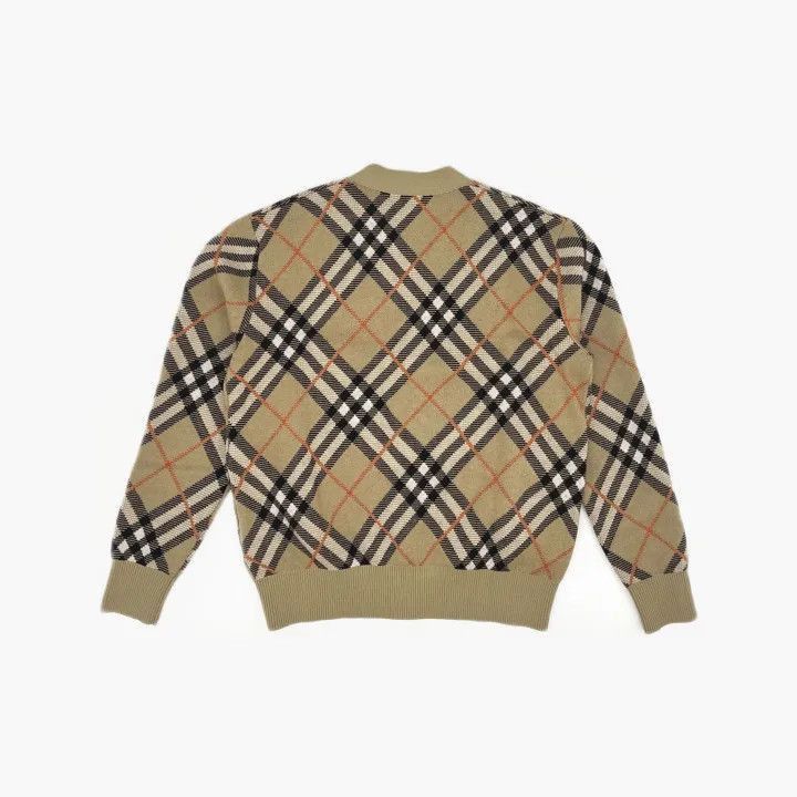 Burberry Burberry Burberry Plaid V-Neck Knit Cardigan for Men-2507 Size US M / EU 48-50 / 2 - 3 Thumbnail