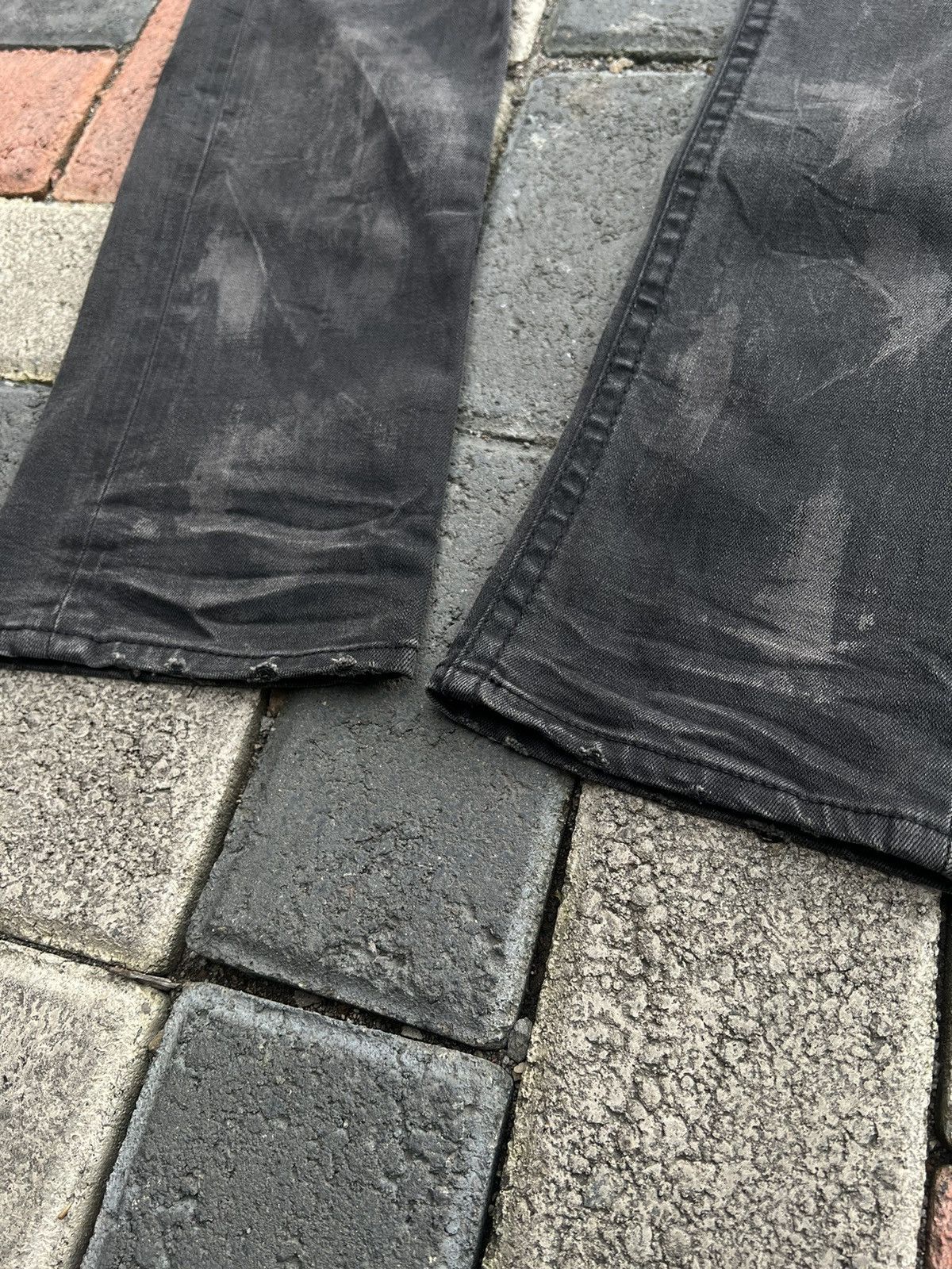 Number (N)ine 2000s Hysteric Tornado Ys Ripped Bootcut Jeans y2k Lgb Ifsix Size US 29 - 5 Thumbnail